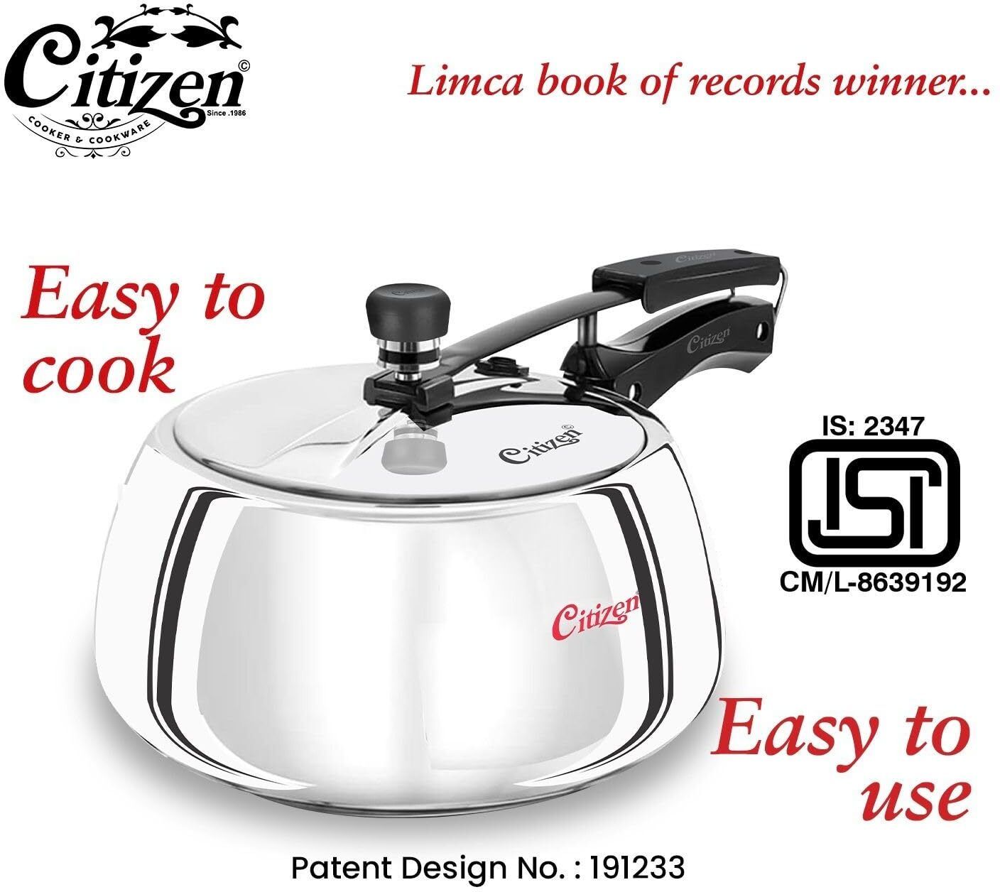 Handi 3.5 Ltr Mirror Finish Induction Base Inner Lid Pressure Cooker 3.5 L Pressure Cooker-image-46
