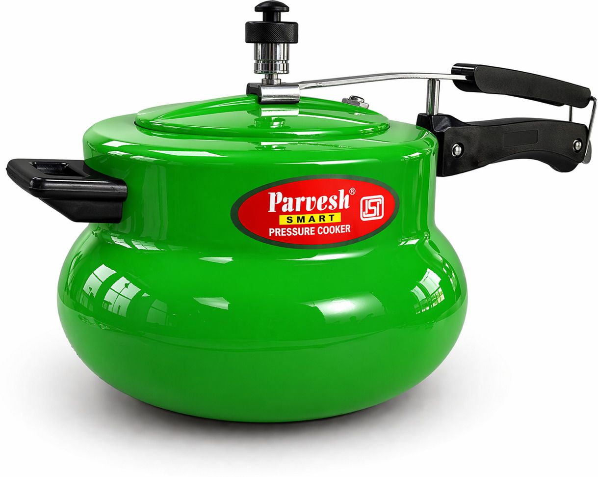 ps parvesh smart 5 Litre Induction Base Handi Pressure Cooker | Inner Lid | ISI Certified 5 L Induction Bottom Pressure Cooker-picture-32