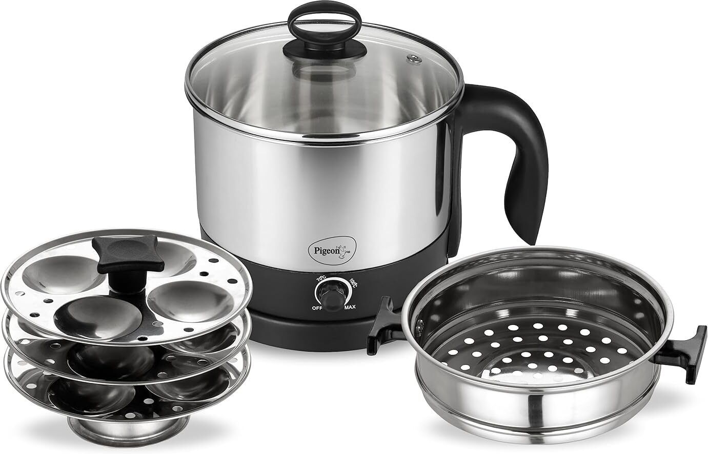 Stovekraft 1.5 Liters Multipurpose Kessel 3 In 1 Value Pack, Multi Cooker 1.5 L Induction Bottom Pressure Cooker-image-40