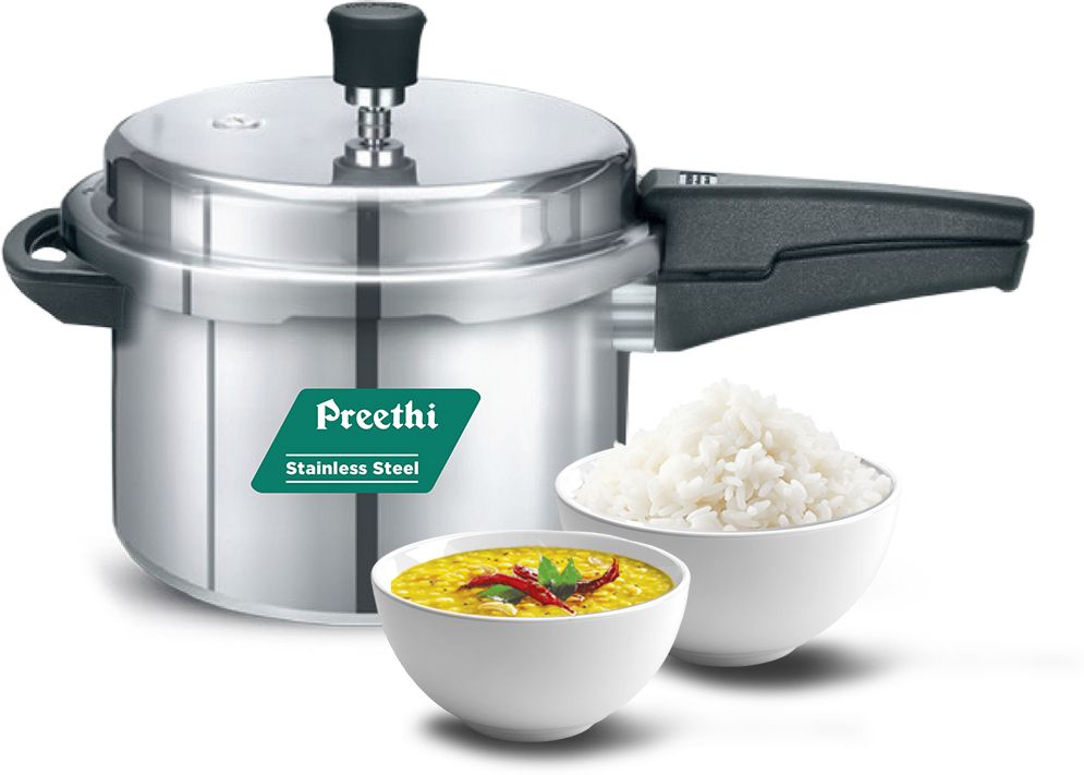 Preethi Neo 5L Stainless Steel Outerlid Pressure Cooker (PC 018) 5 L Induction Bottom Pressure Cooker-image-28