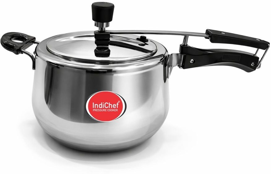 indichef Pressure Cooker Heavy-Gauge Body, Induction & Gas Stove Compatible, 5Y Warranty 5 L Induction Bottom Pressure Cooker-picture-10