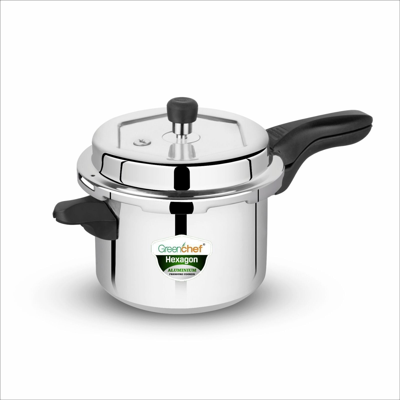 greenchef Hexagon | Deep Lid for Spillage Control | ISI Certified | 5 L Pressure Cooker-picture-5