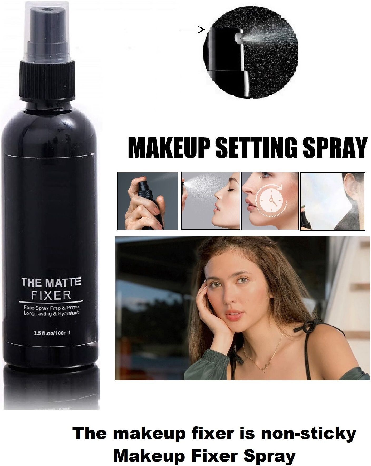 MAKEUP FIXER LONG LASTING DEWY GLOW LOOK 100ML Primer - 100 ml-image-36