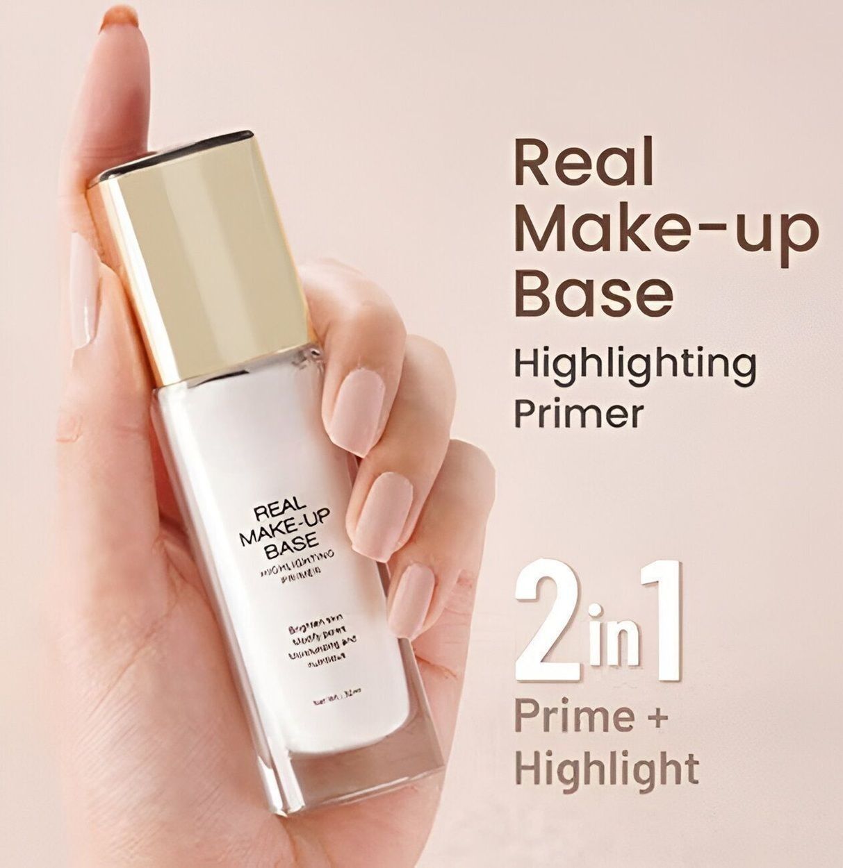 VIRAL Makeup Highlighting Primer Skin Poreless Primer and foundation Primer - 40 ml-image-37