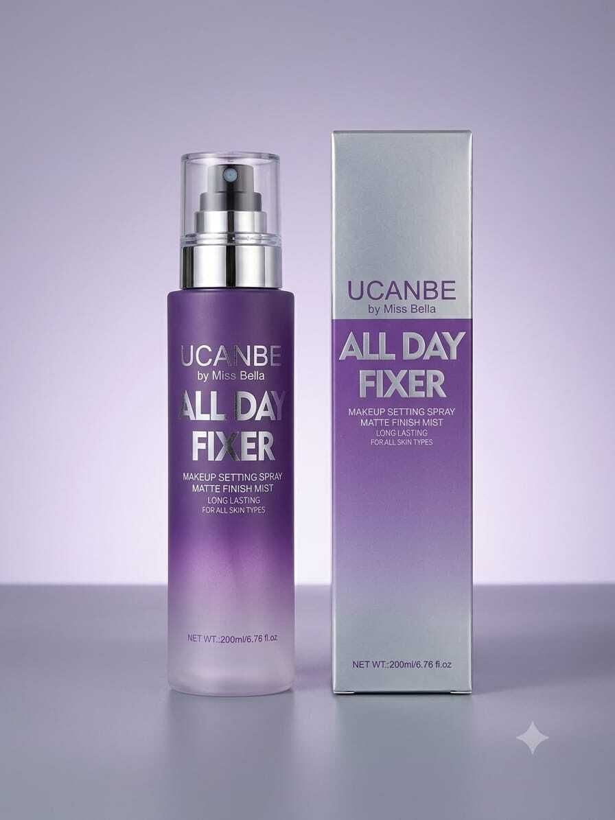 Professional Makeup All Day Fixer Makeup Setting Spray Matte Finish.A2 Primer - 200 ml-image-24