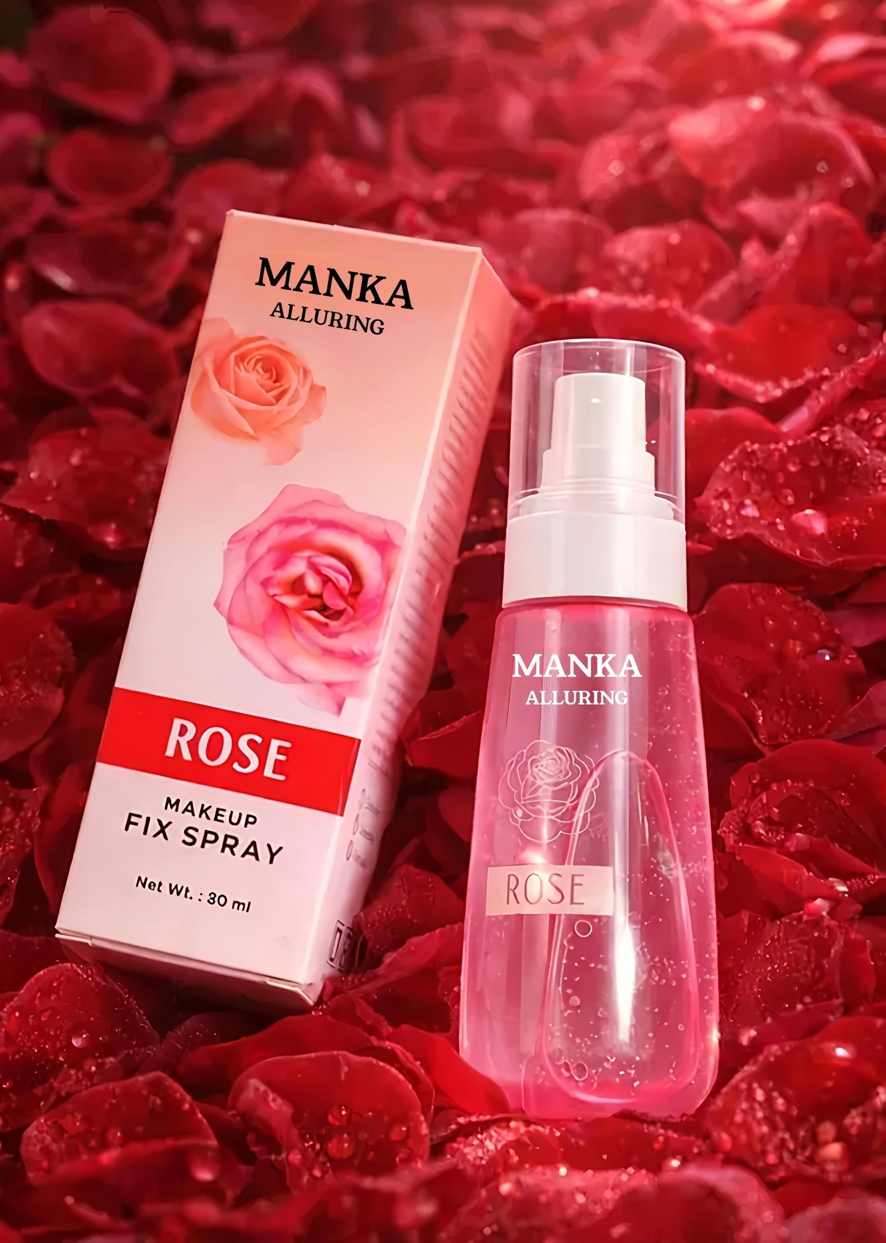 Rose Makeup Fix Spray, Setting Mist, Floral Fragrance, 80 ml Primer - 18 ml-image-13