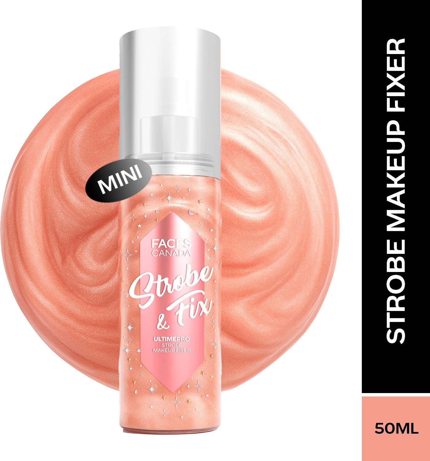 Ultime Pro Strobe Makeup Fixer | 12HR Shimmery Glow | Waterproof & Alcohol-Free Primer - 50 ml-image-17