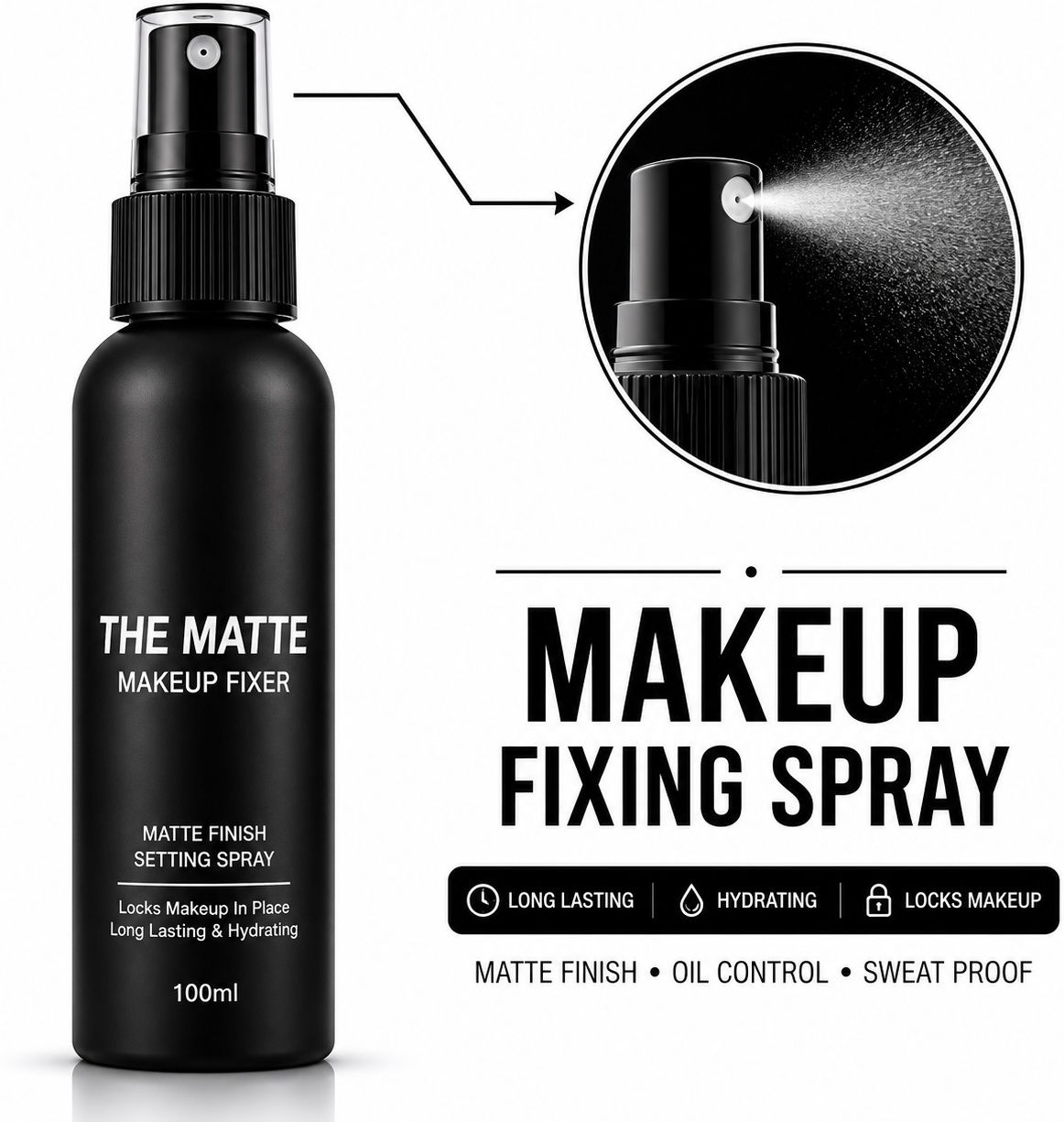 LIGHTWEIGHT MAKEUP SETTING SPRAY FIXER Primer - 100 ml-image-29