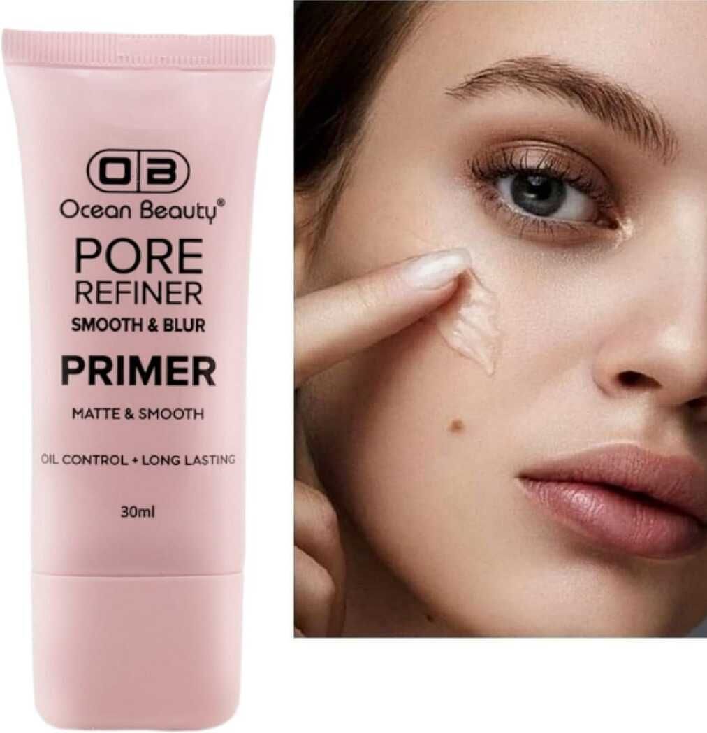ocean beauty Waterproof Long Lasting & Hydrating Matte Pore Refiner Smooth Gel Makeup Primer - 30 ml-picture-10
