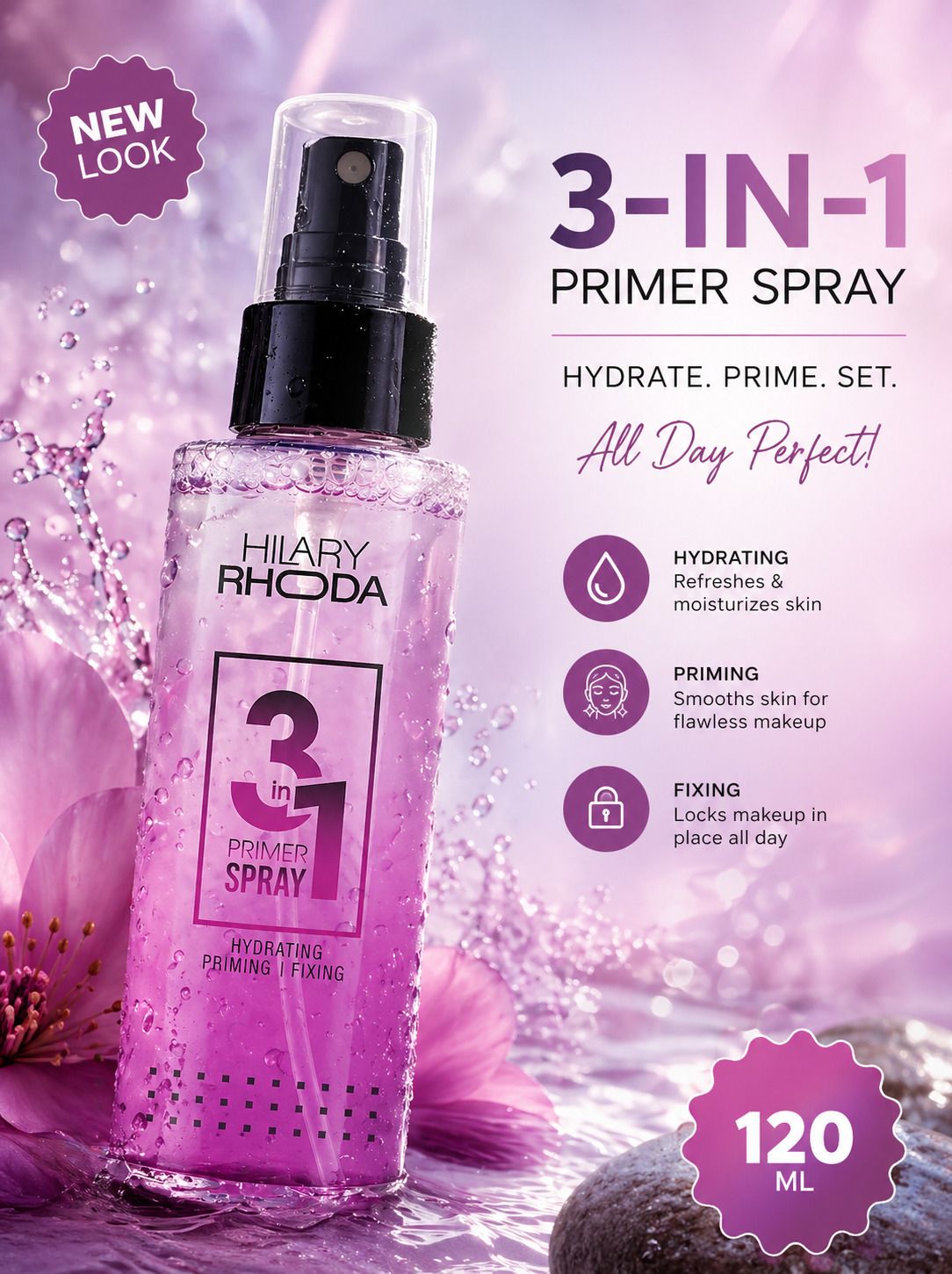 HR 3-in-1 Primer Spray 120ml Primer - 119 ml-image-8
