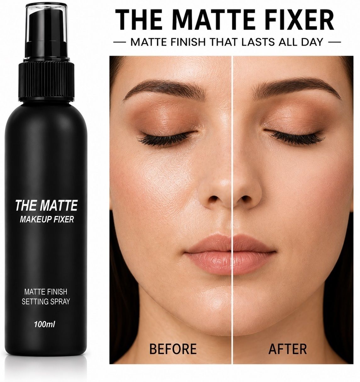 MAKEUP FIXER SPRAY LONG LASTING AND MATTE FINISH Primer - 100 ml-image-40