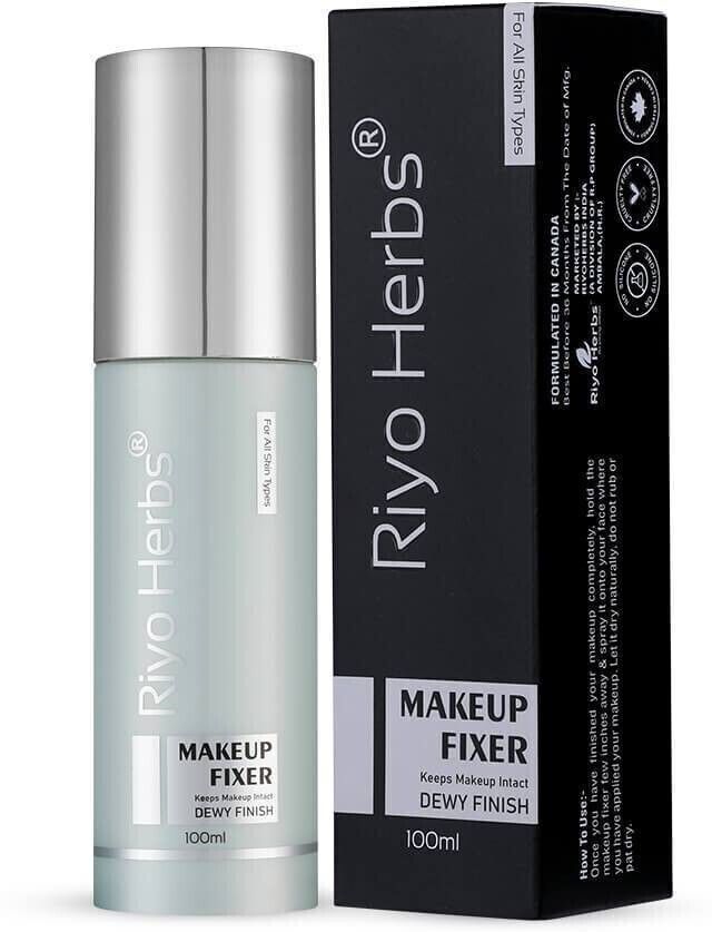 Makeup Fixer Dewy Finish With Vitamin E, Hyaluronic Acid & Tea Tree Oil Extracts, Long Lasting Face Makeup, Lightweight Makeup Fixer Spray Primer - 100 ml-image-29