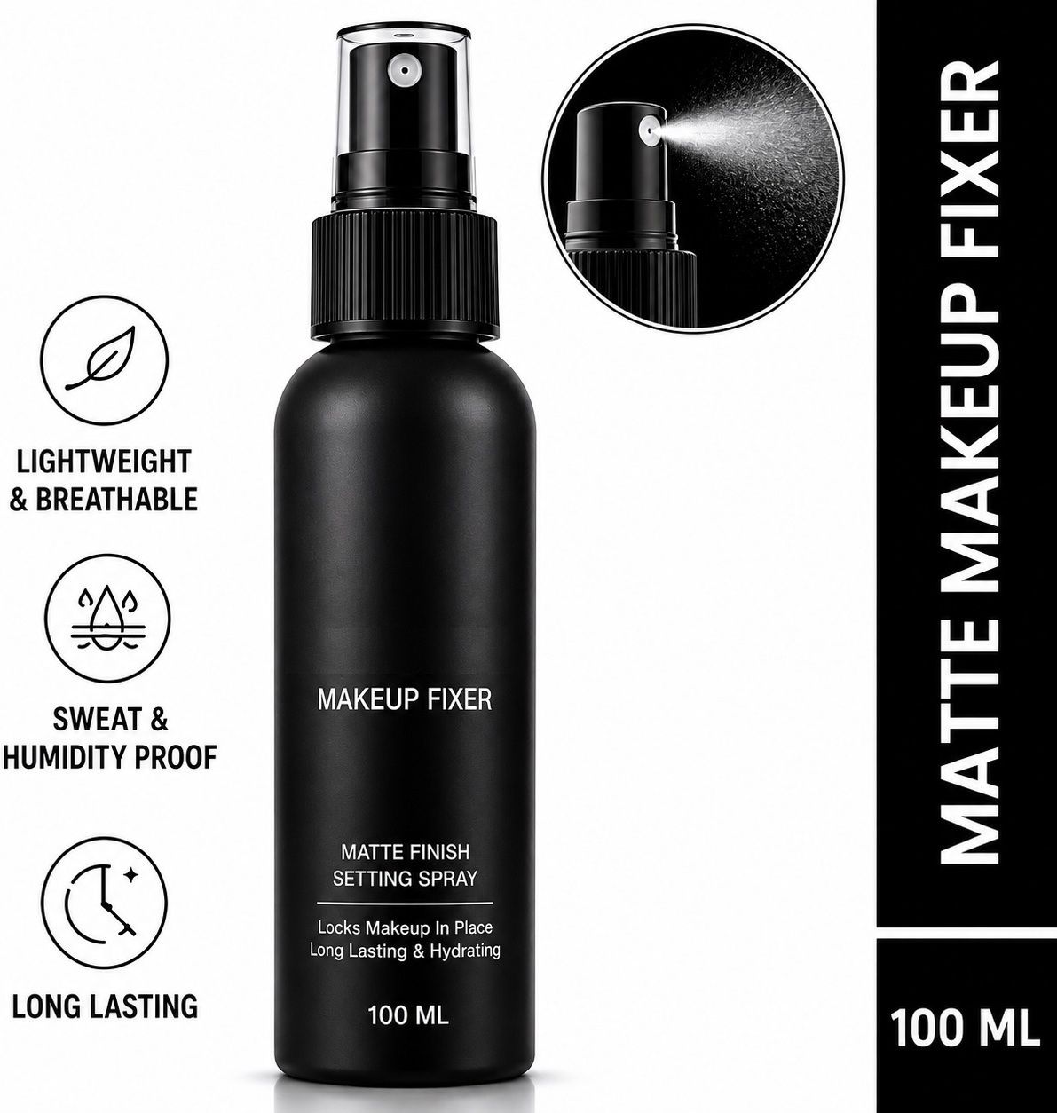 BEST OIL FREE MAKEUP SETTING SPRAY FIXER Primer - 100 ml-image-5
