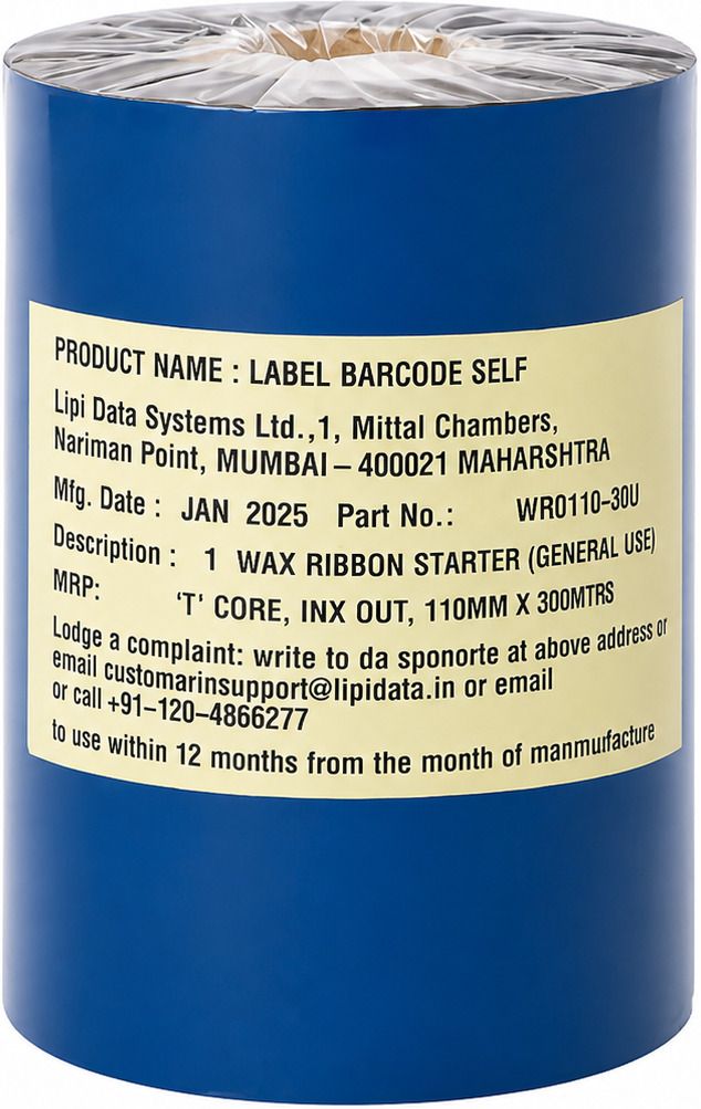 proprint 110MM X 300MTRS WAX RIBBON Wireless Print Server-image-38