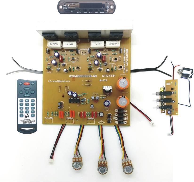 TNTS 5200-1943 MOSFET BASED AUDIO AMPLIFIER BOARD WITH BT MODULE AND MIC CIRCUIT 500 W AV Control Receiver-image-21