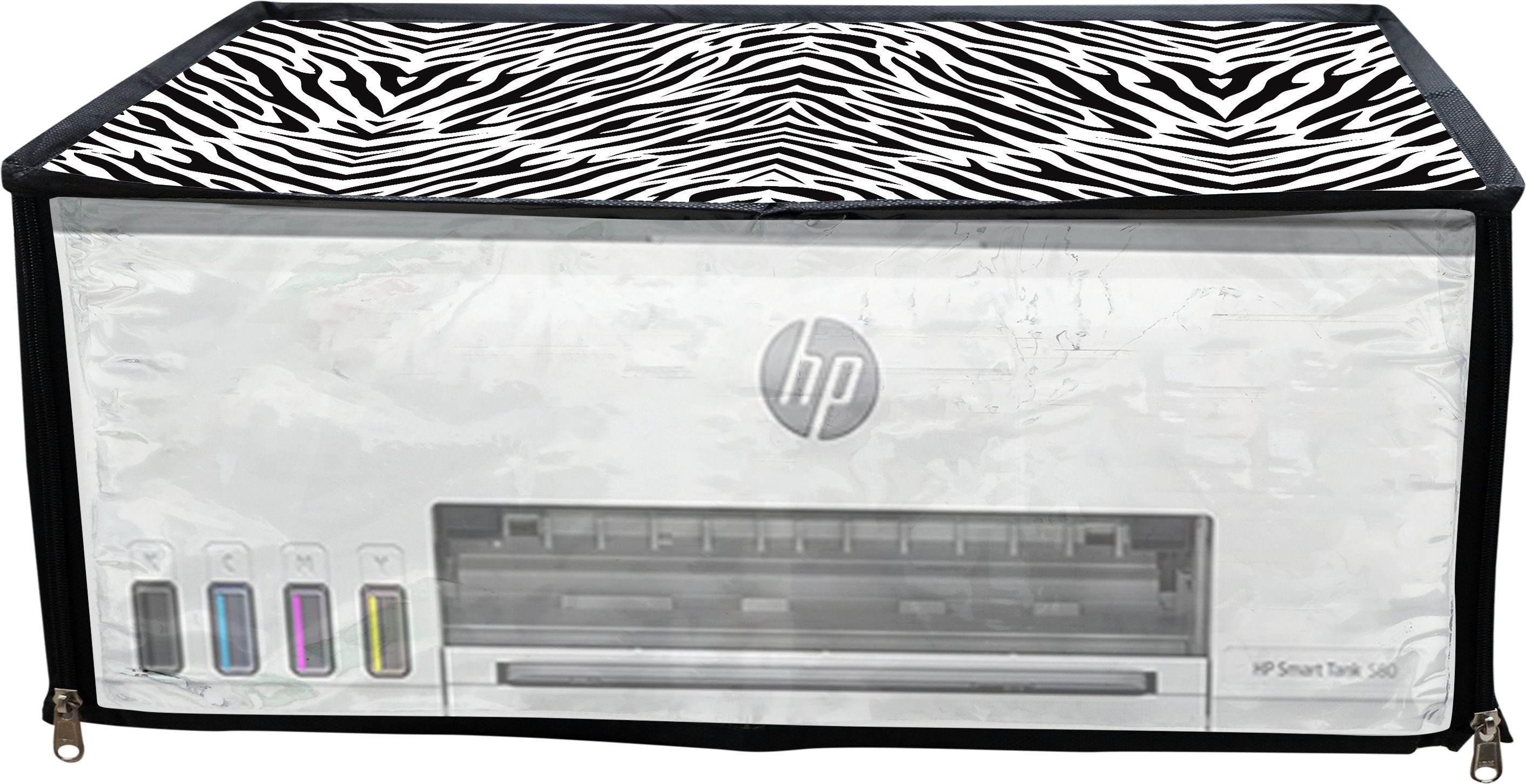 PrimeCover Smart Tank 580 All-in-one WiFi Colour Zebra Print Printer Cover-image-22