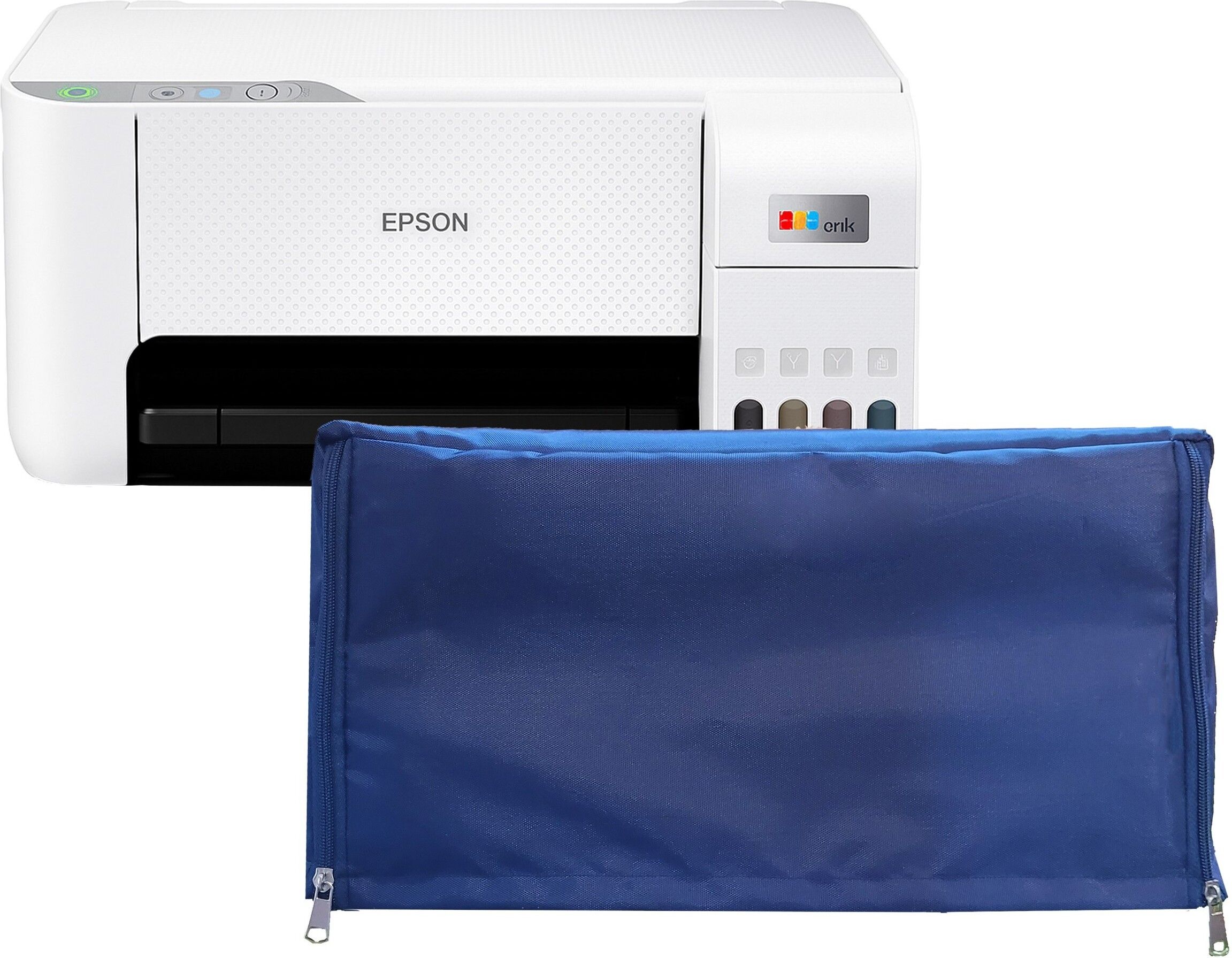 Protectio Dust & WaterProof Chain Printer Cover for Epson L3216 Multifunction InkTank-Blue Printer Cover-image-24
