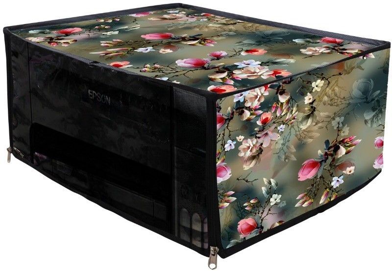 HomeStore-YEP Printer Cover For Epson EcoTank L3150 Green Flowers Printer Cover-picture-15