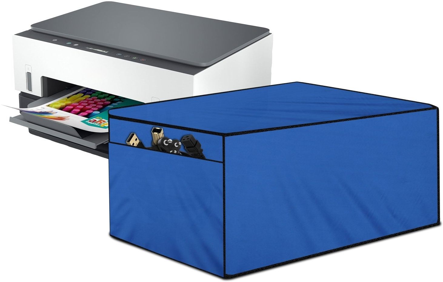 The Furnishing Tree Size1_T1_RoyalBlue Water-Resistant Dust Cover in CM (DxWxH 25x36.5x19) Printer Cover-image-22