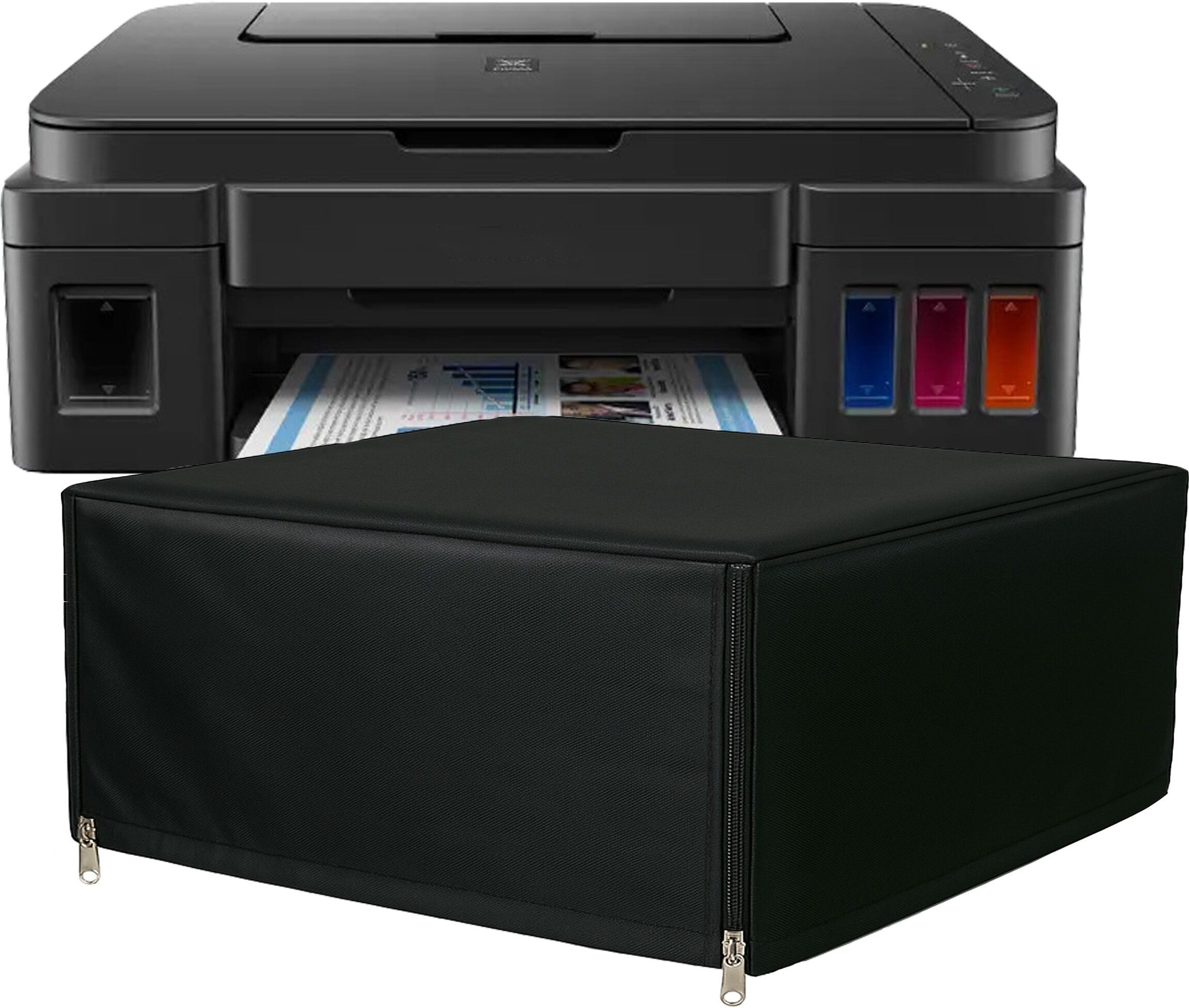 Protectio Dust Proof Washable Chain Printer Cover for Pixma G3010 All-in-One Ink Tank Printer Cover-image-38