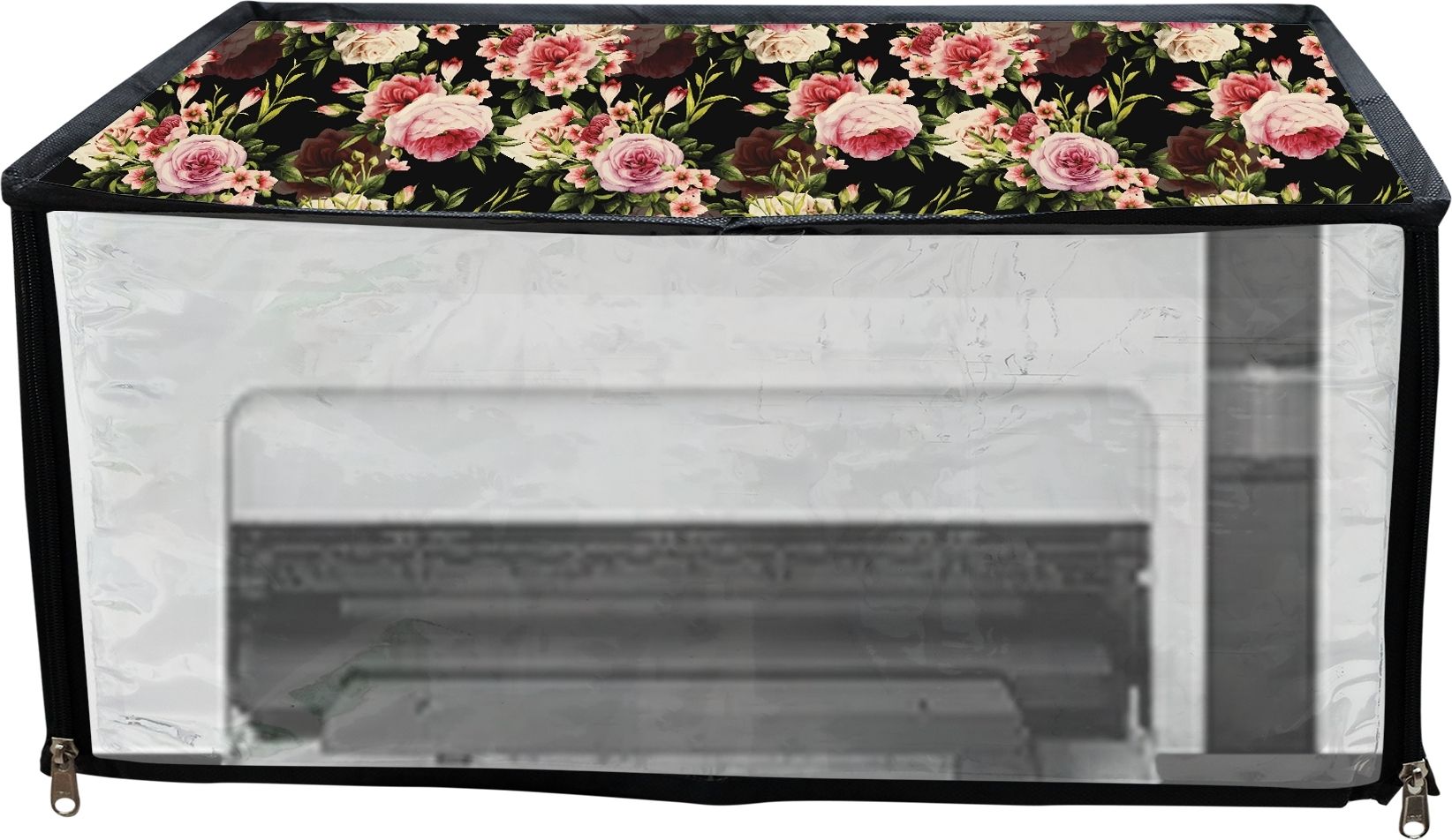 JMT Printer Cover For Epson Eco Tank M1170 Ink Tank Printer (Black Rose Print) Printer Cover-image-34