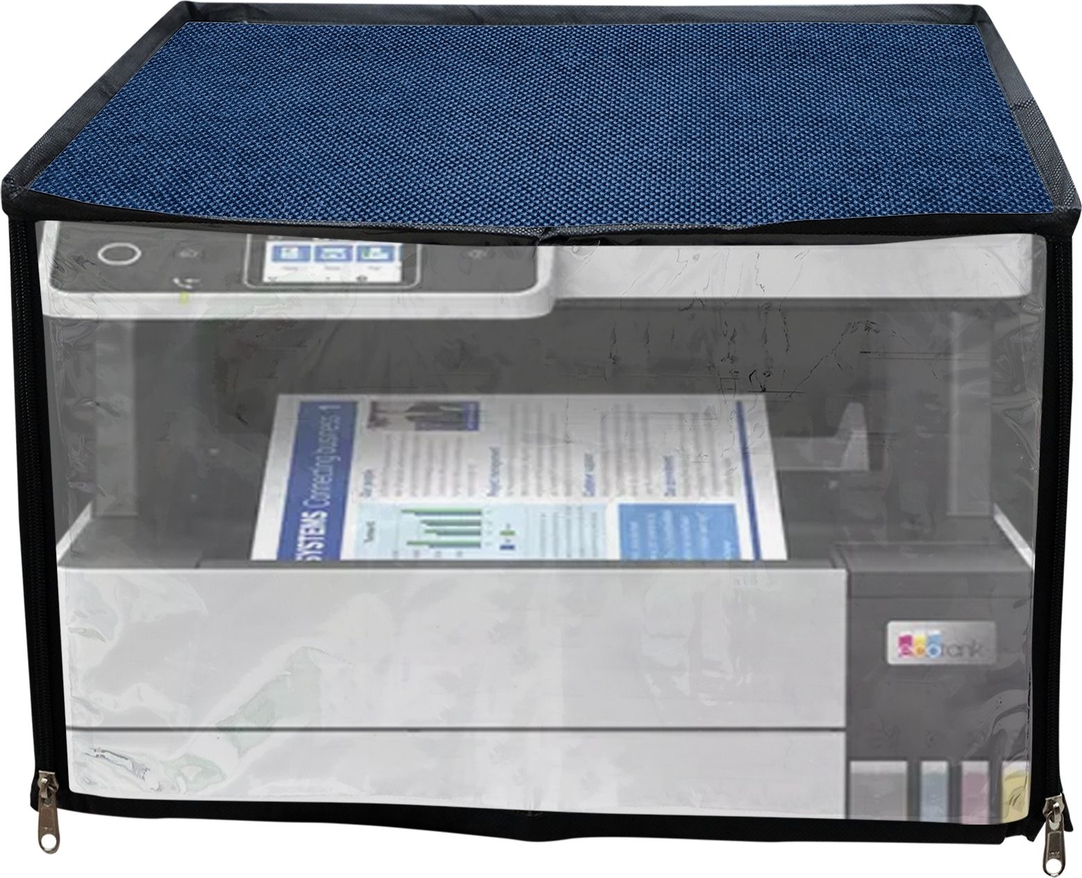 JMT Printer Cover Suitable For Epson Eco Tank L6490(Blue Color) Printer Cover-picture-22