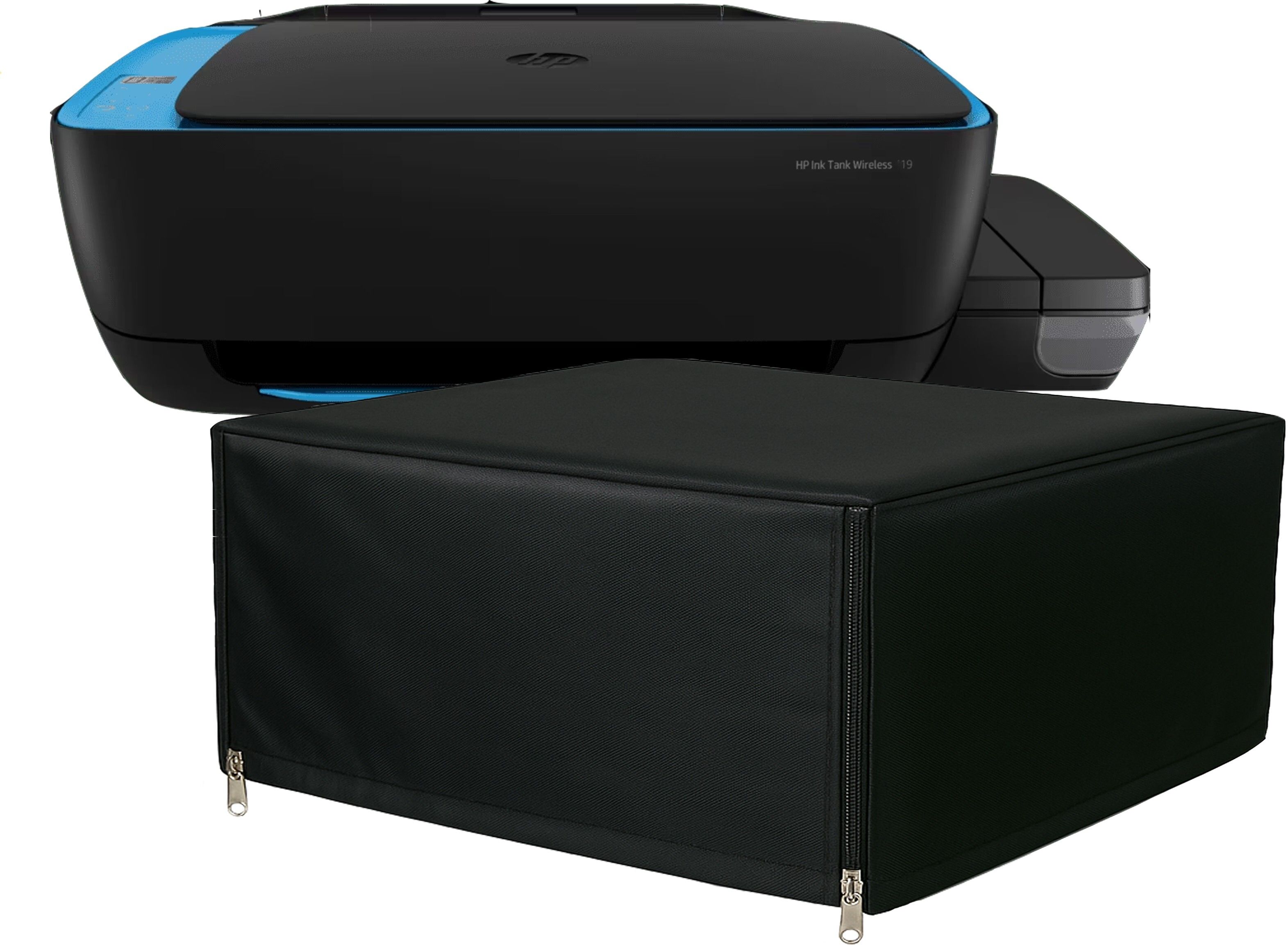 Protectio Dust Proof Washable Chain Printer Cover for HP 419 All-in-One InkTank - Black Printer Cover-image-48