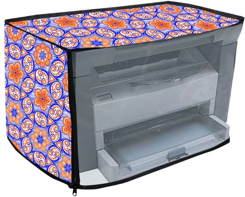 Ganrik 1005 Printer Cover|Dustproof & Waterproof Fabric Cover|Protective Blue Orange Printer Cover-image-17