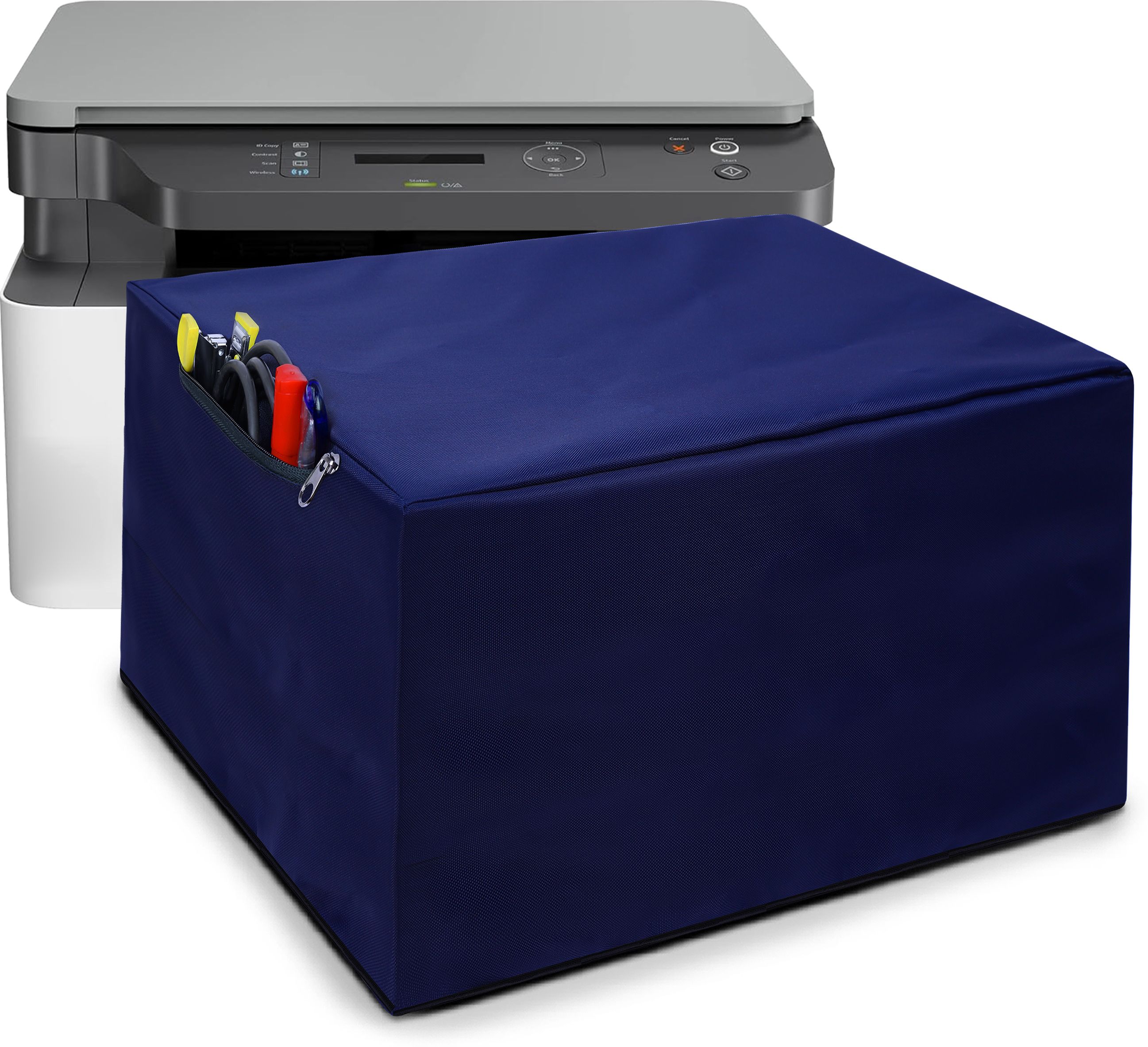 Alifiya Dust Proof Washable Printer Cover for HP Laser MFP 1188w - Blue Printer Cover-image-39
