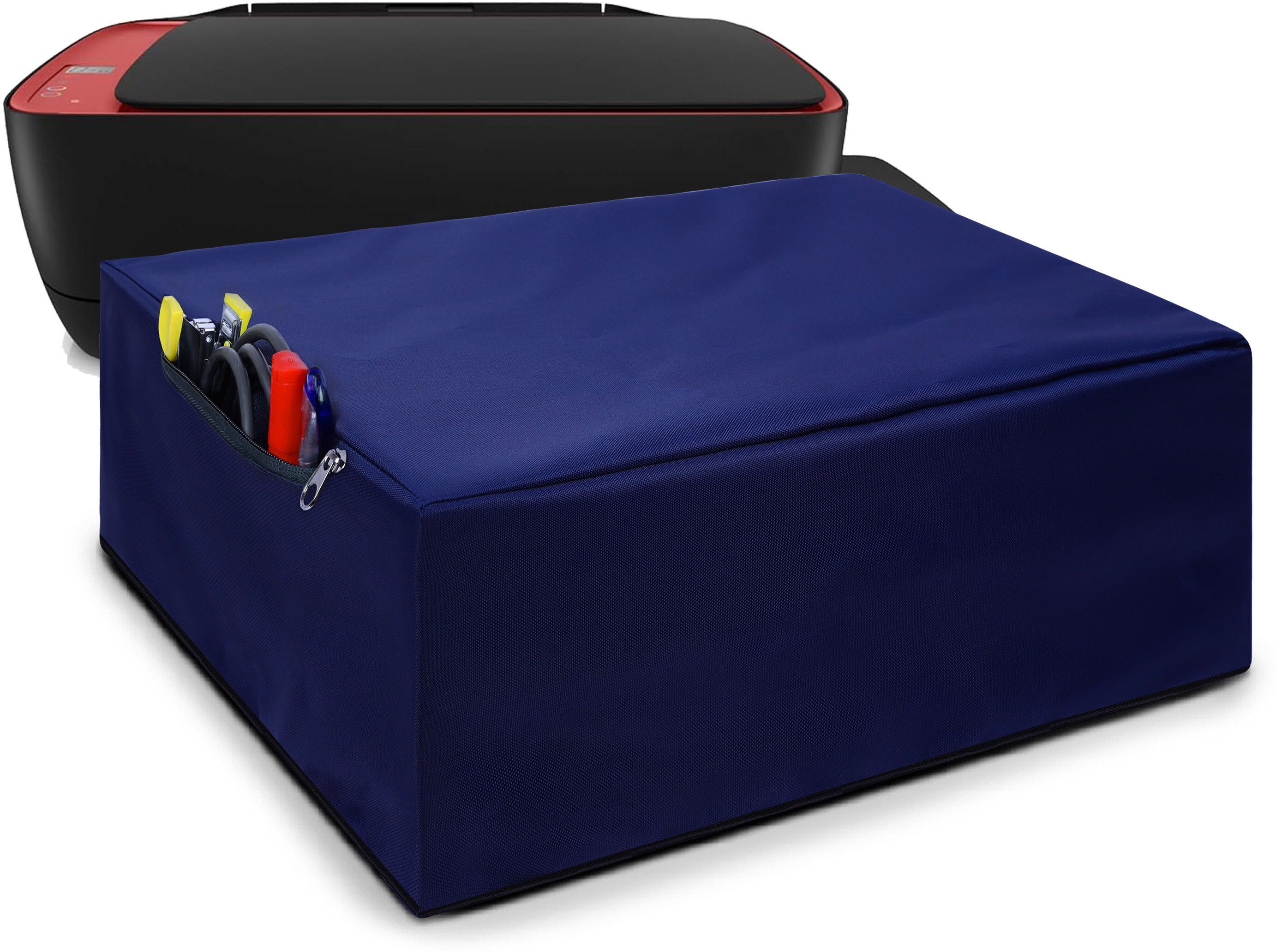 Alifiya Dust Proof Washable Printer Cover for HP Ink Tank 316 AiO Printer- Blue Printer Cover-image-47