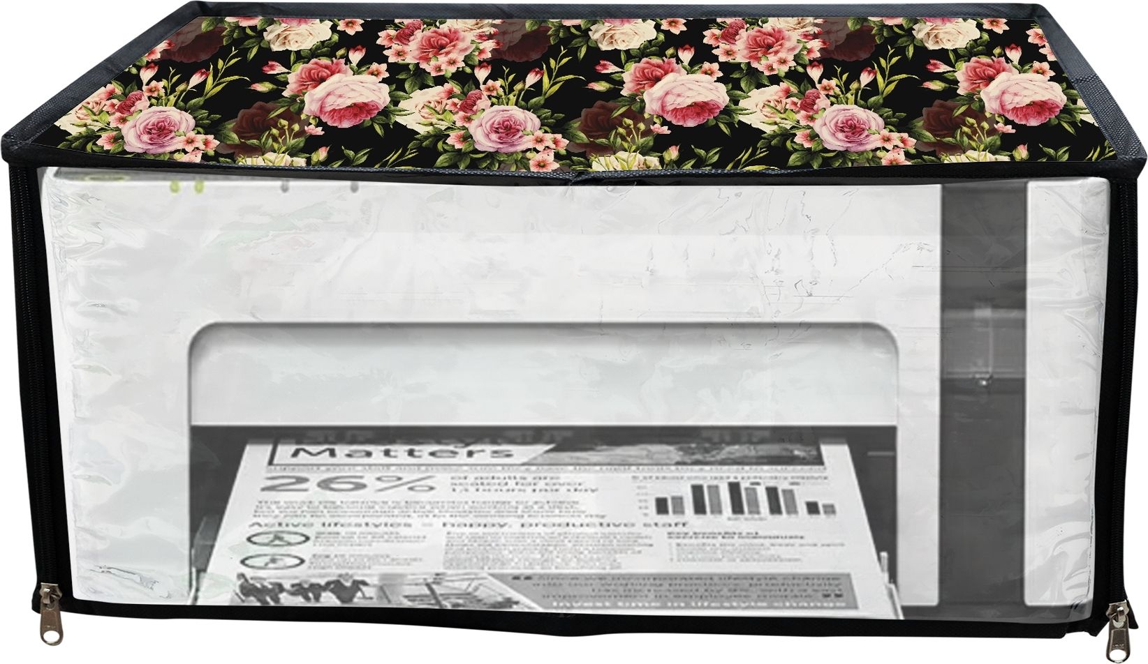 ATP Printer Cover For Epson Eco Tank M1120 & M1100 Ink Tank Printer (Hara Check) Printer Cover-image-49