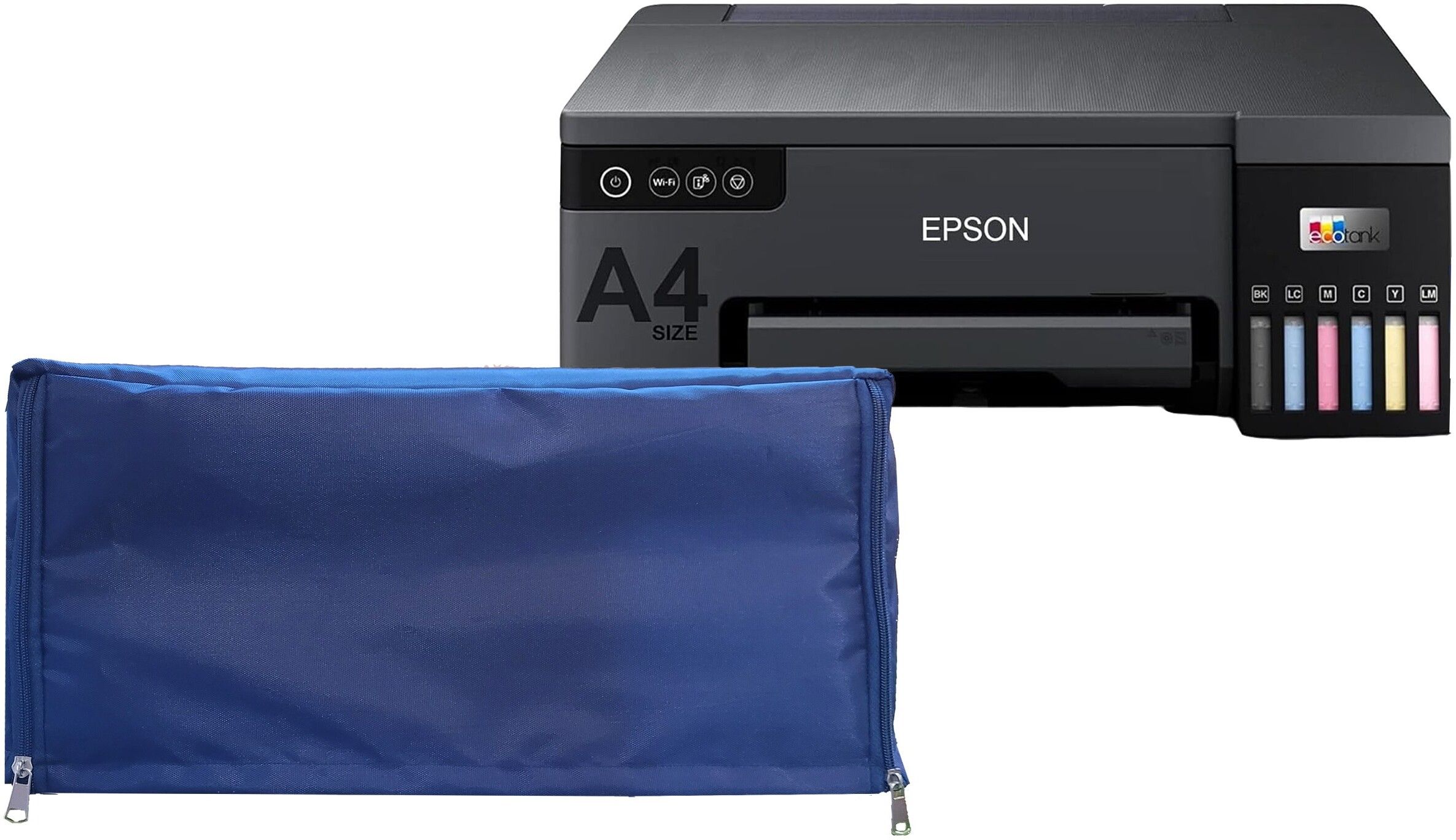 Protectio Epson EcoTank L 8050 Printer with Chain Printer Cover – Blue/Dust proof/washable Printer Cover-image-43