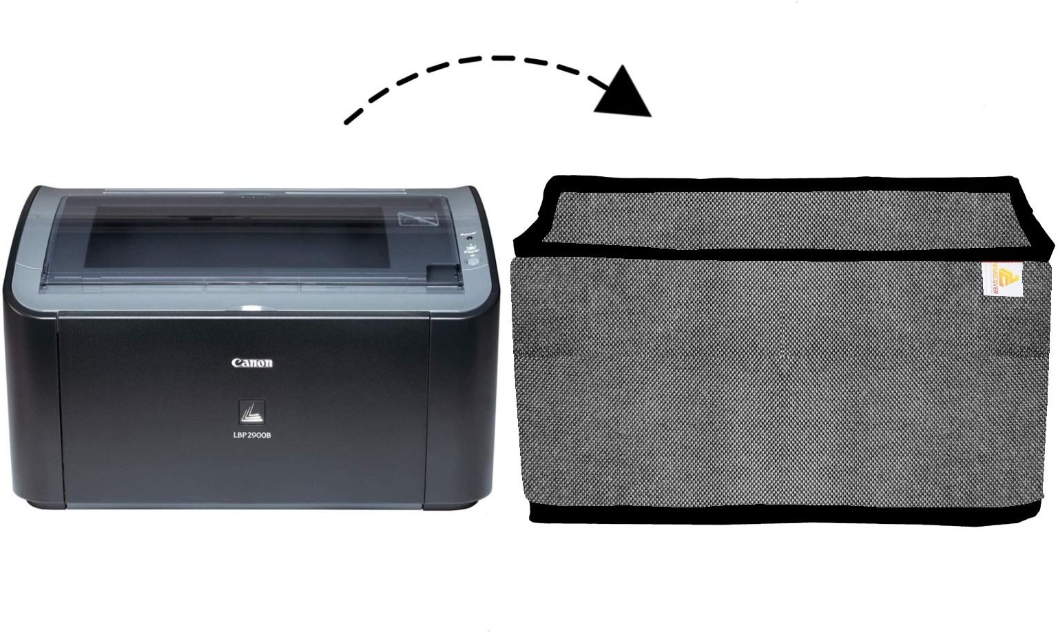 PrimeCover For Canon LBP 2900 B with Utility Pocket Printer Cover-image-9