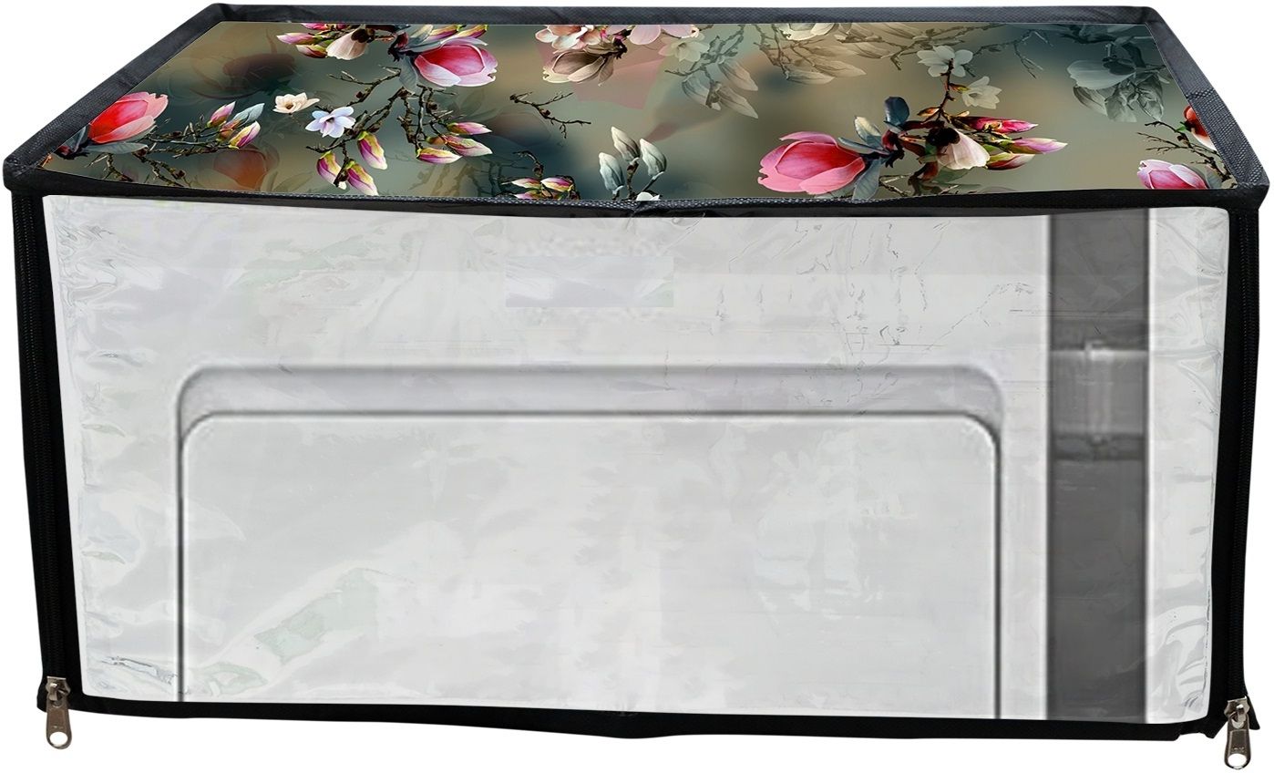 JMT SUTIABLE FOR EPSON ECO TANK M 1140-GREEN FLORAL PRINT Printer Cover-picture-26