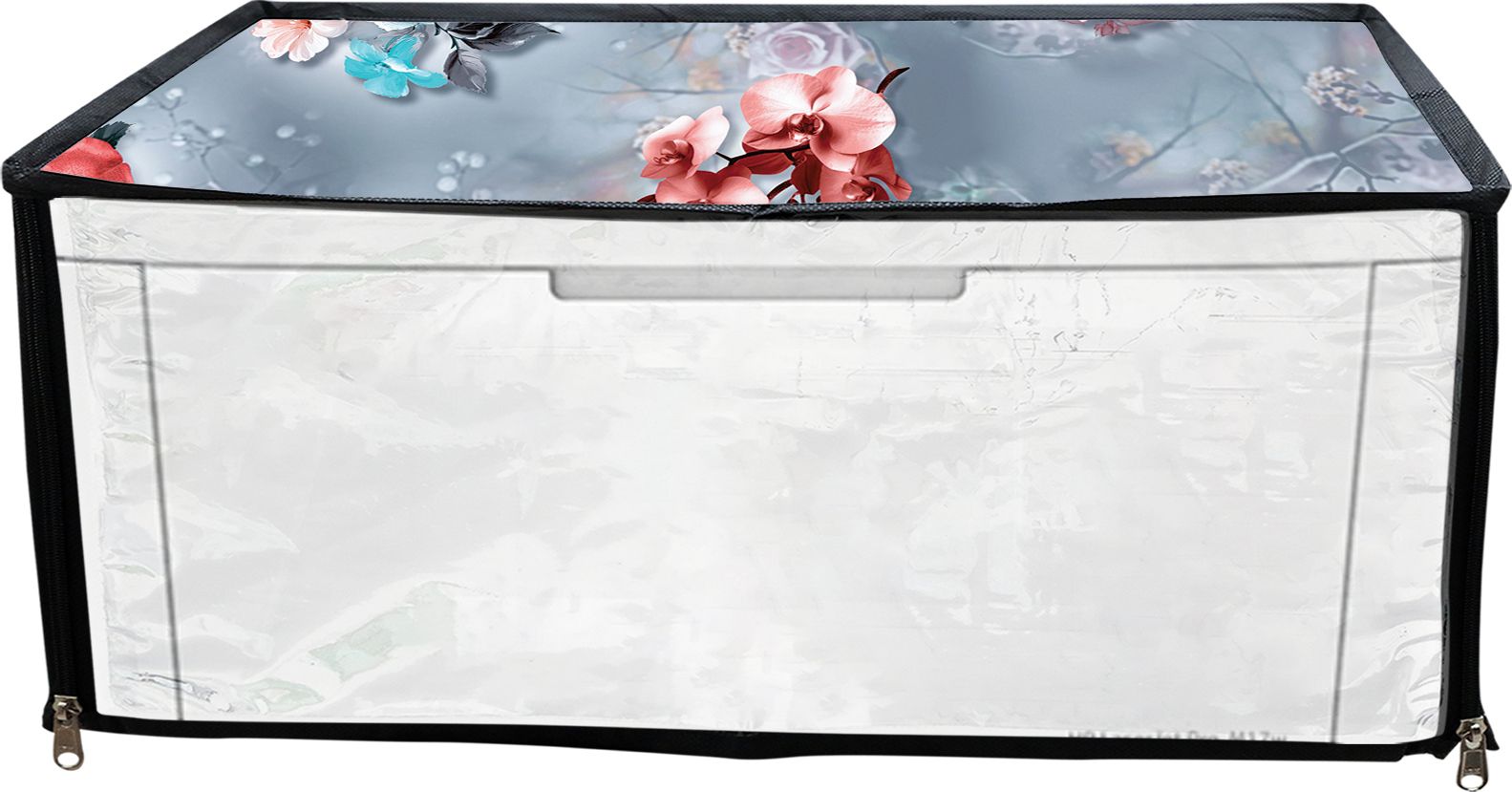 JMT Printer Cover For HP Laserjet Pro M17w Printer (Grey Floral Print) Printer Cover-picture-32