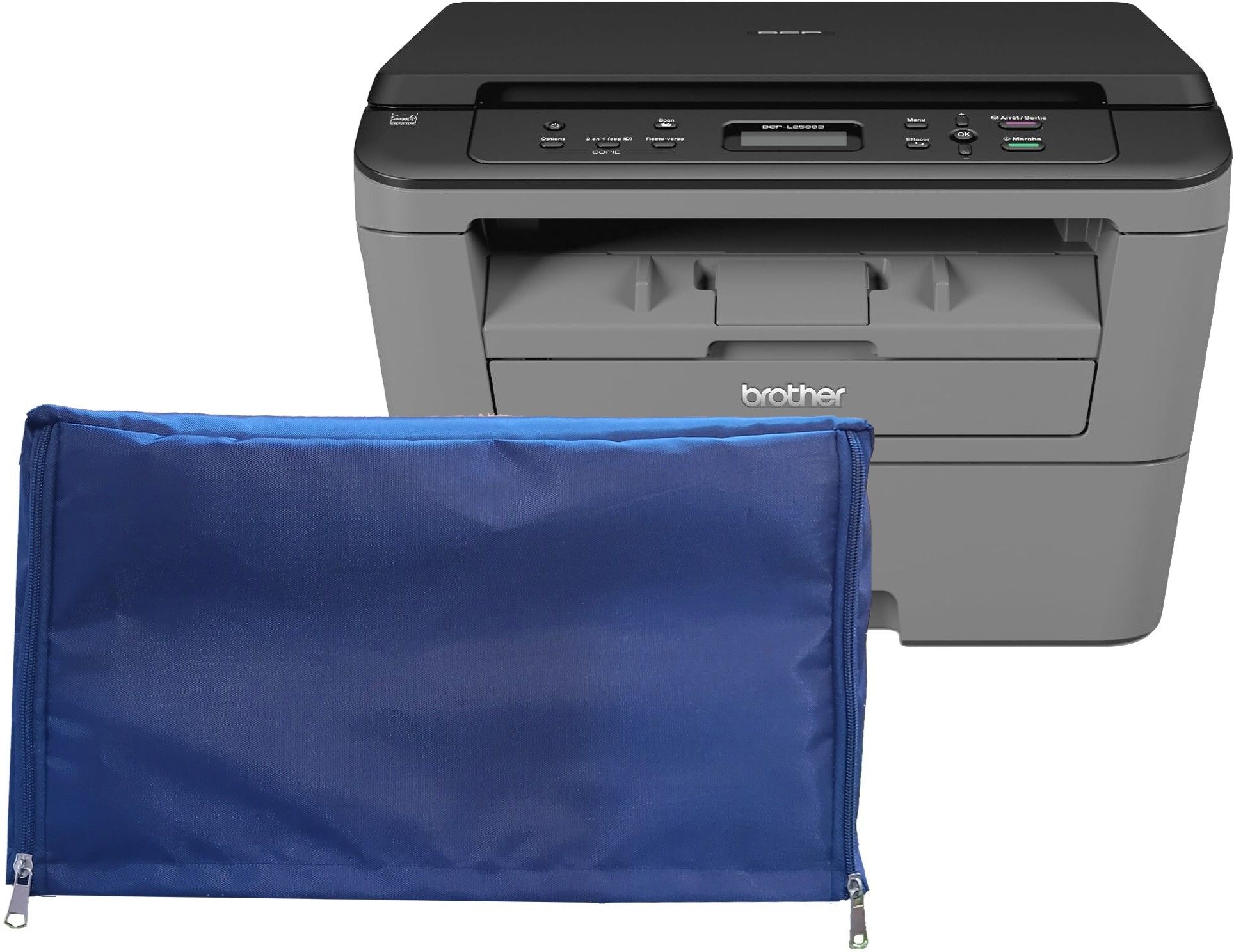 Protectio Chain Printer Cover For Brother DCP-L2520D - Dust Proof / Washable / blue Printer Cover-image-31