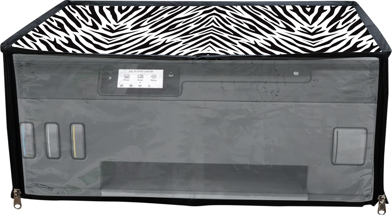 ATP Printer Cover For HP Smart Tank 530 All in One Printer (Zebra Print) Printer Cover-image-43