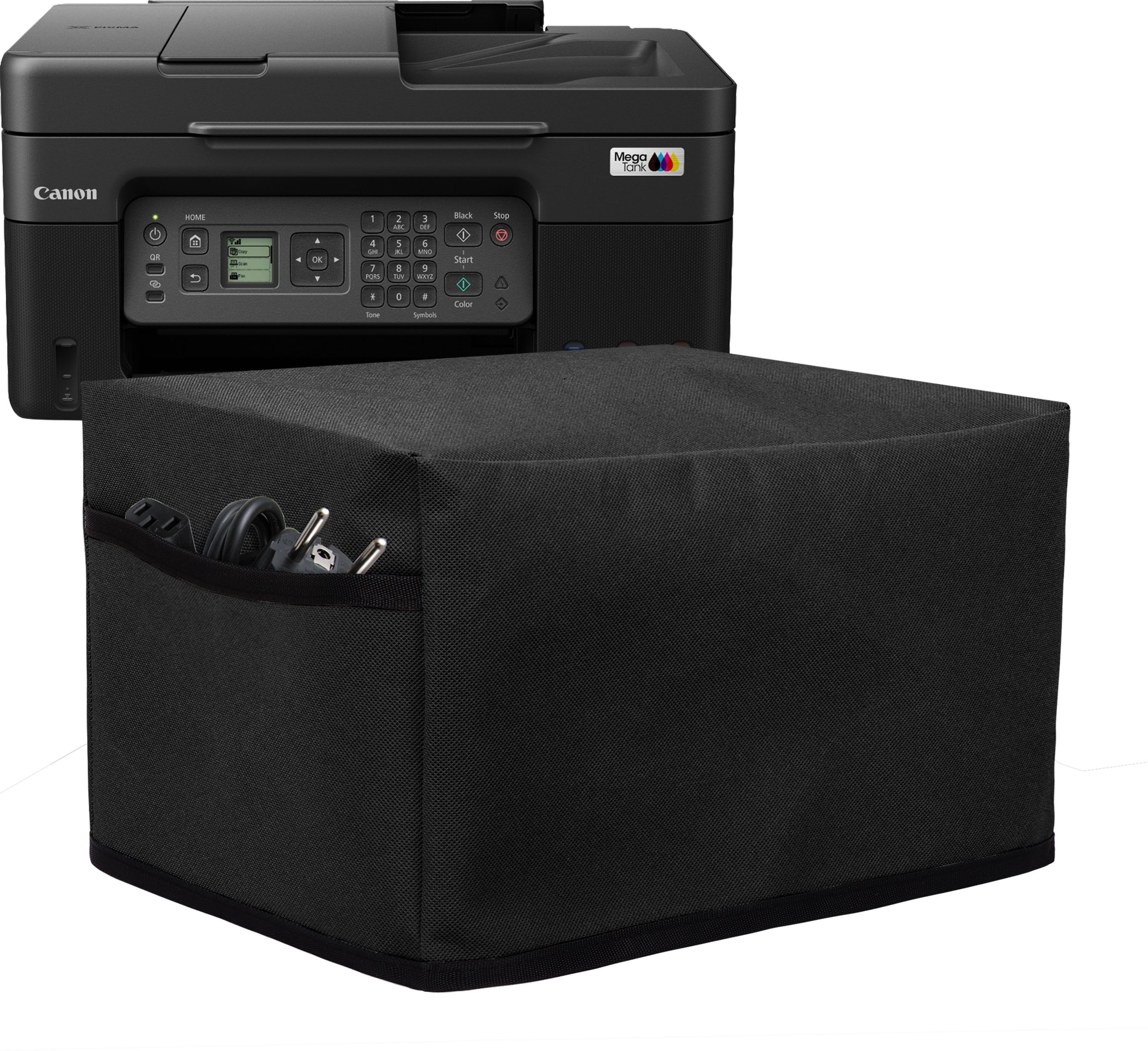 CRASOME Dust & Water Proof Printer Cover for Canon Pixma G4770 – Black Printer Cover-image-38