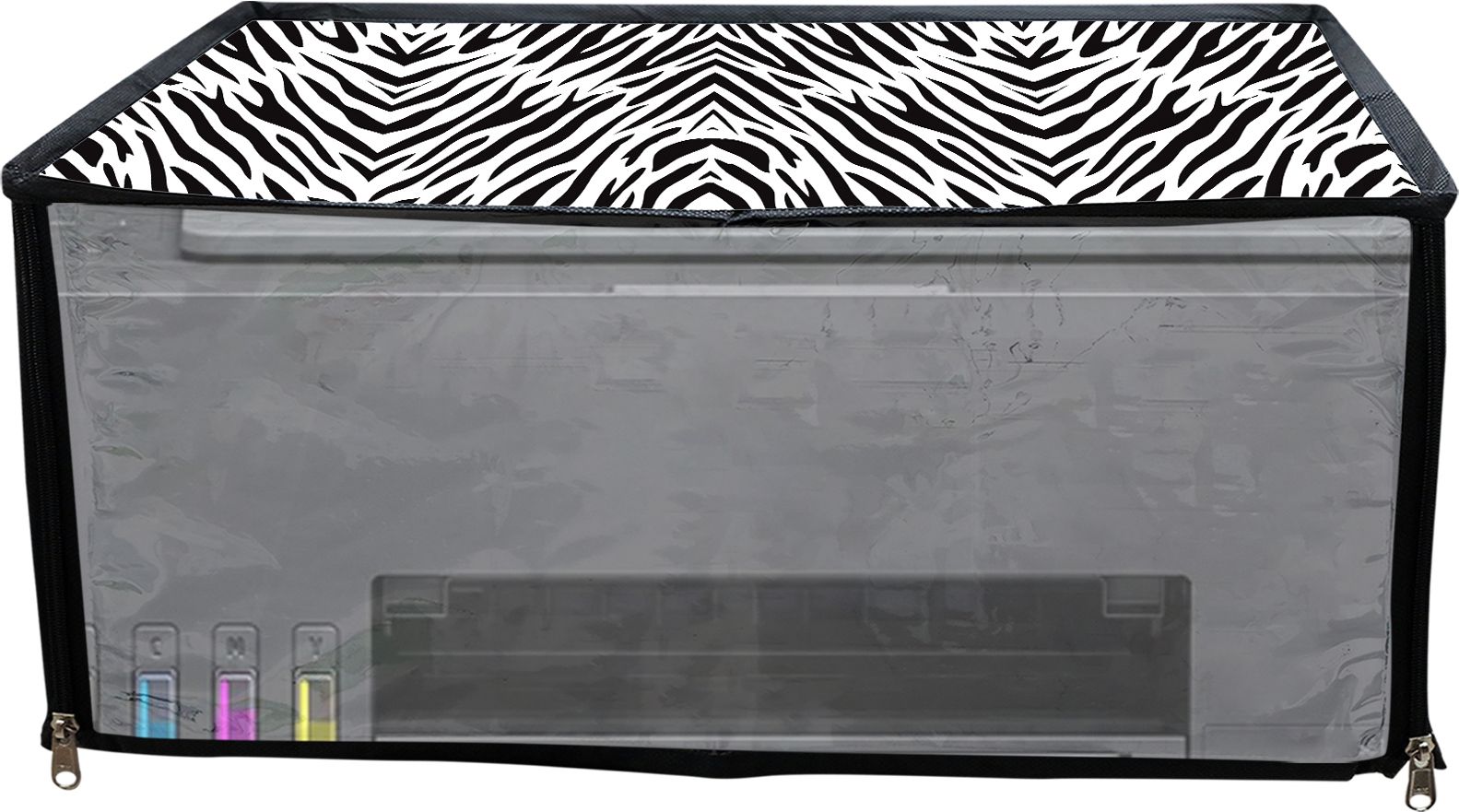 JMT Printer Cover For HP Smart Tank 581 All in One Printer (Zebra Print) Printer Cover-picture-14