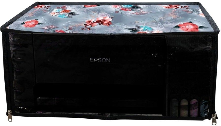 PrimeCover EcoTank L3150 Blue flower Printer Cover-image-41