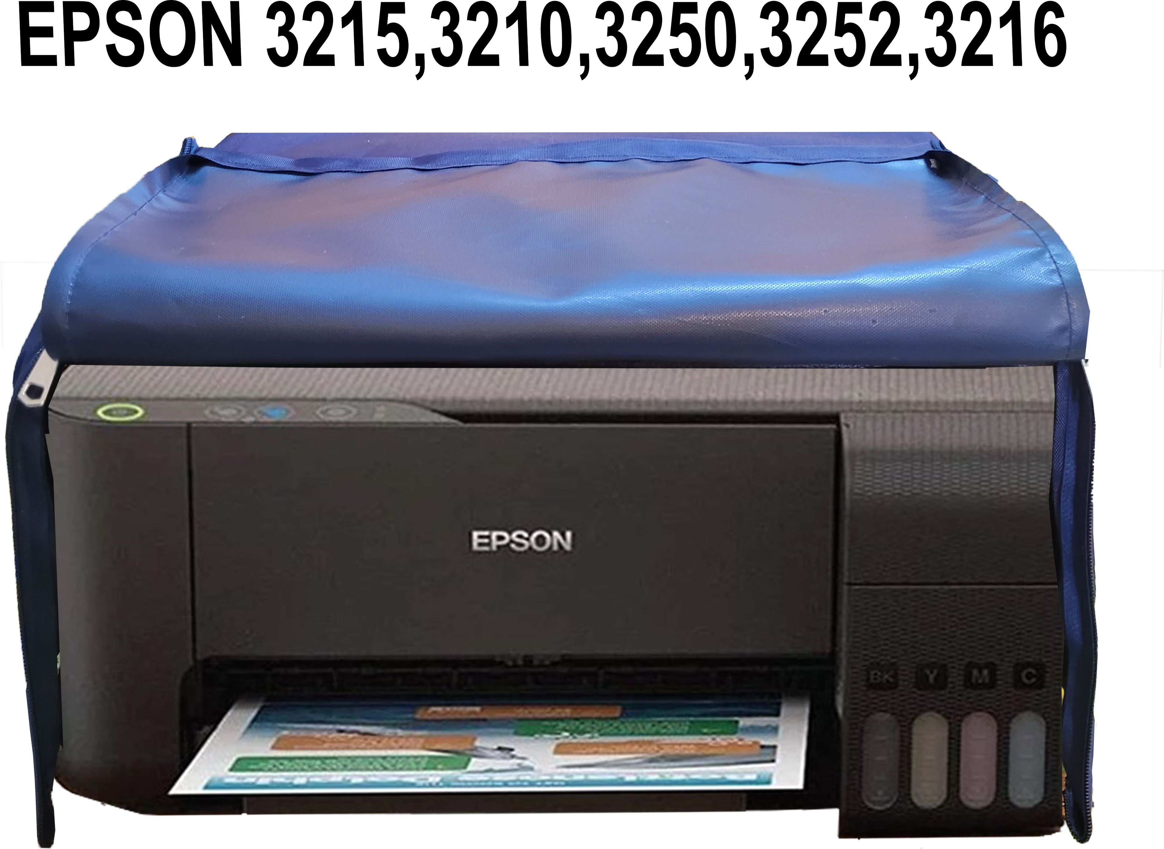 Protectio Dust & Water Proof Chain Printer Cover for Epson EcoTank L3250 / L3210 - Blue Printer Cover-picture-23