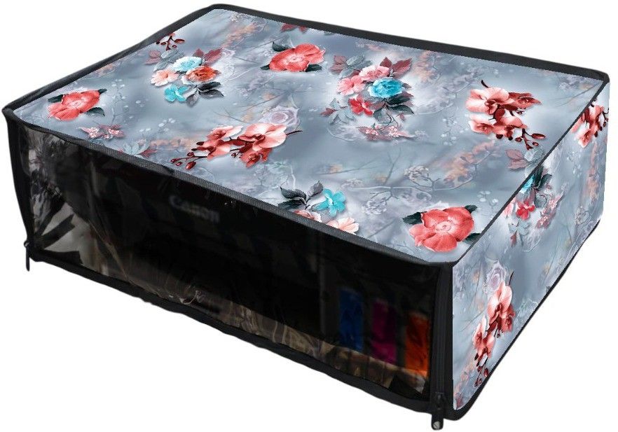 LoomStar Pixma G3012 All-in-One Wireless Ink Tank Colour Printer Blue FLower Printer Cover-picture-10