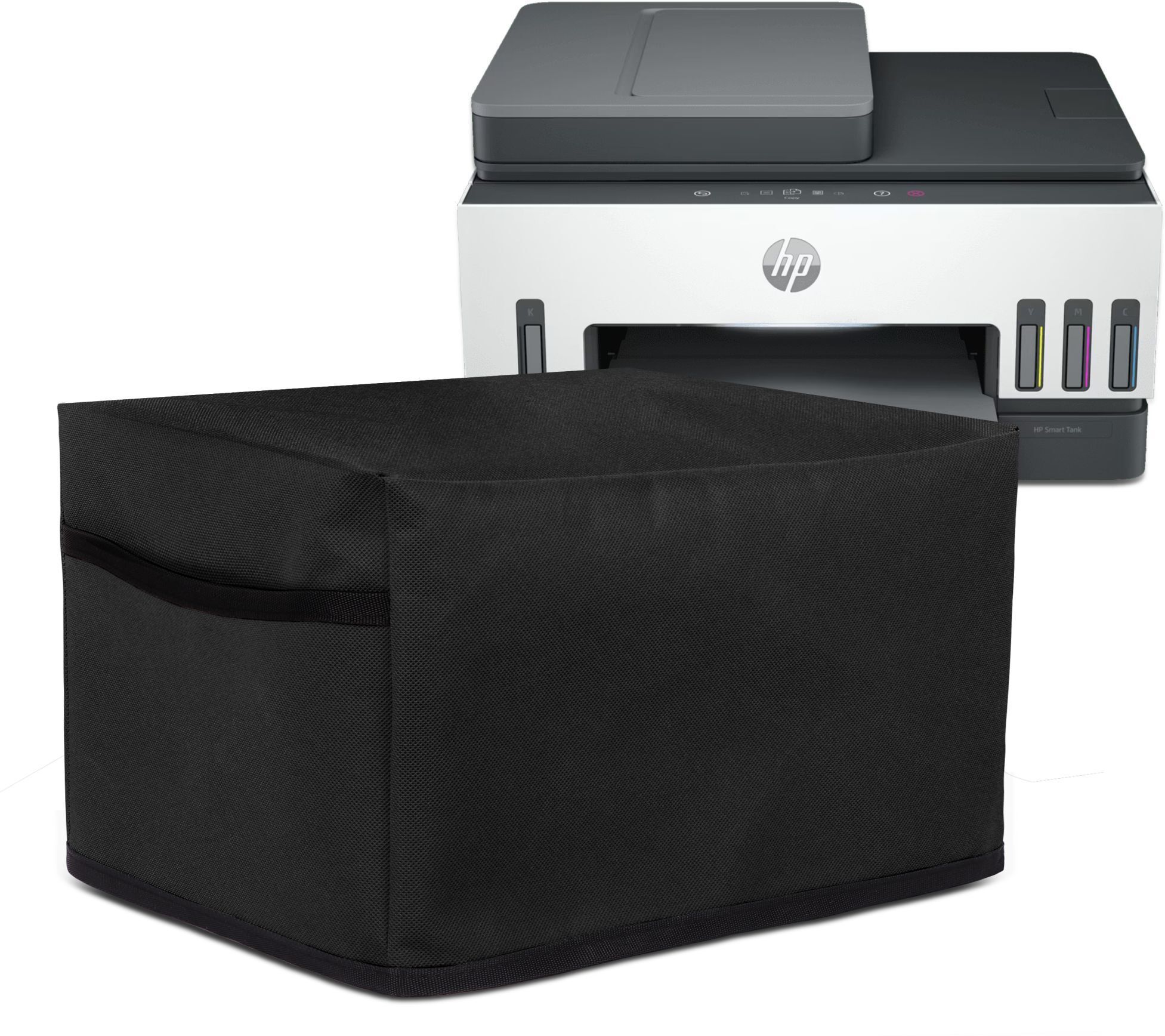 Cranique Waterproof Dust Cover For HP Smart Tank 750 / 790 All-in-One Wi-Fi - Black Printer Cover-image-29