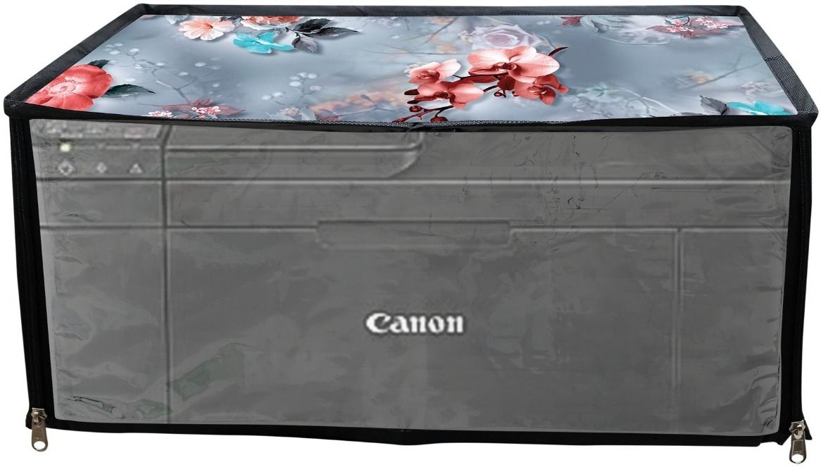 HomeStore-YEP For Canon Pixma E4270 / E4570 All-in-One Ink Efficient Printer Blue Flower Printer Cover-image-38