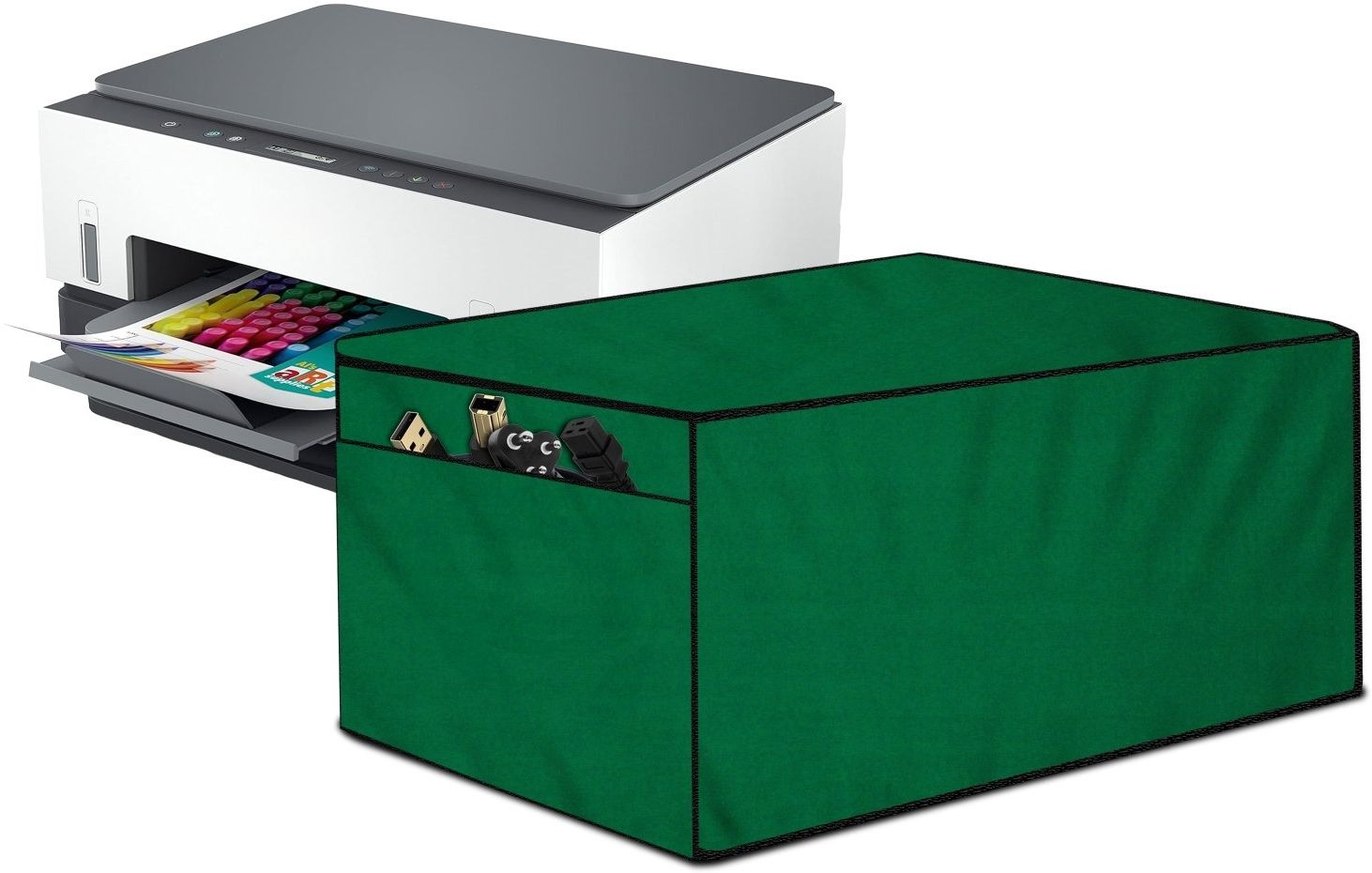 The Furnishing Tree Size1_T1_Green Water-Resistant Dust Cover Dimensions in CM (DxWxH 25x36.5x19) Printer Cover-picture-12