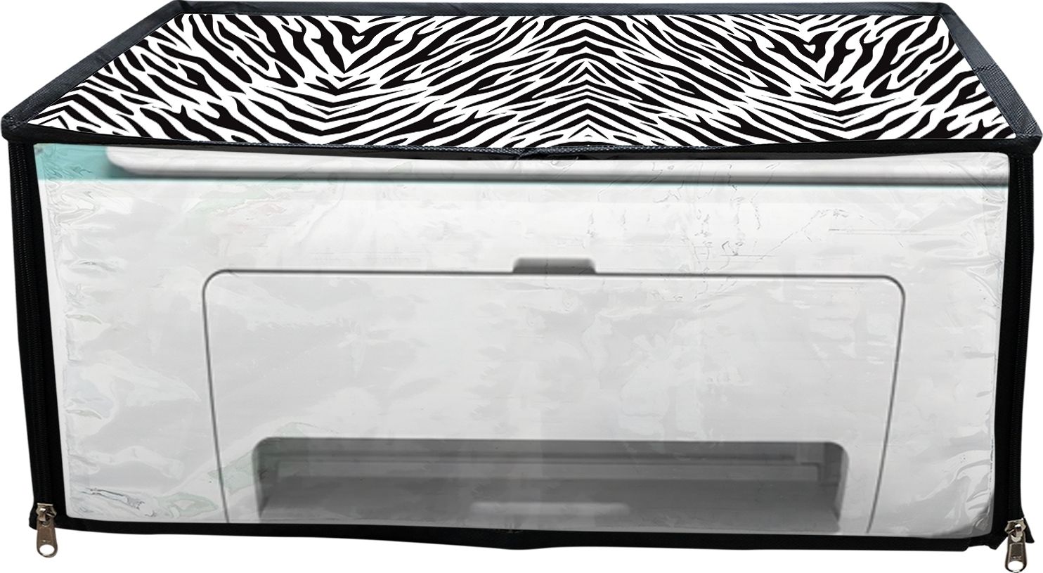 ATP Printer Cover For HP Desk Jet 2623 All in One Printer (Zebra Print) Printer Cover-picture-21