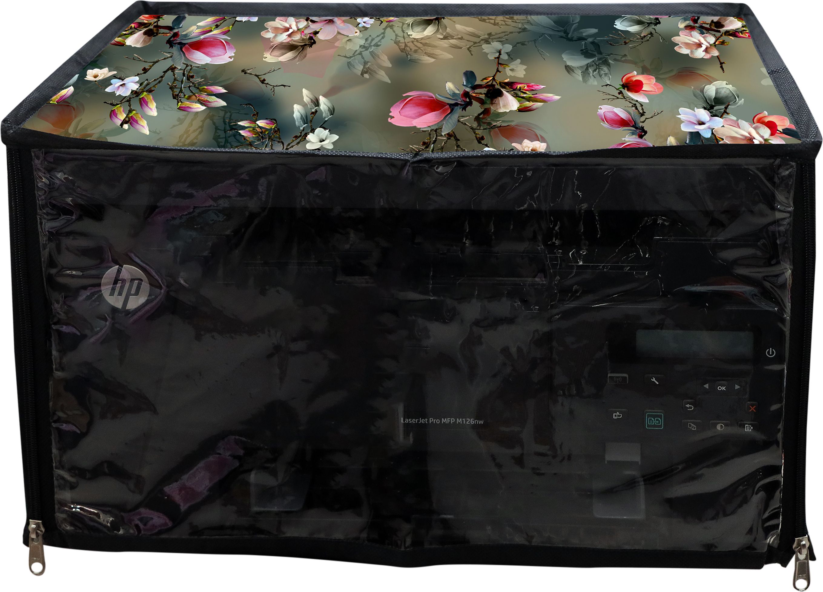 CHHAVI HANDLOOM HP-126-Printer Cover Green Printer Cover-image-43