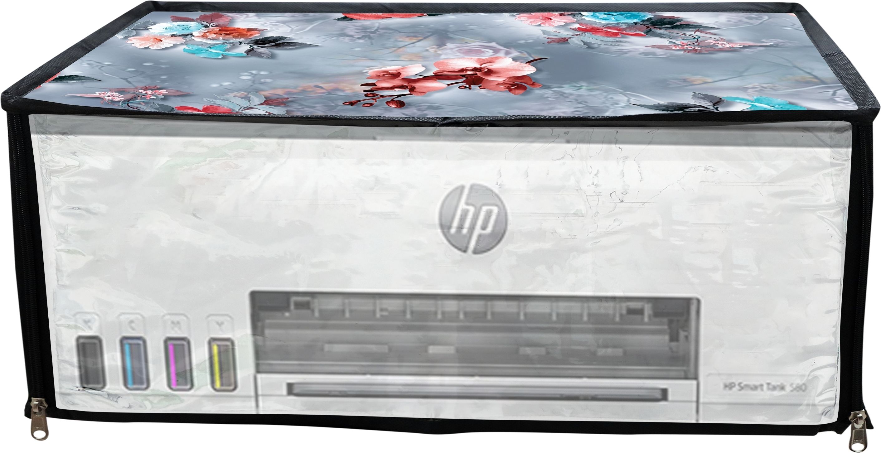 HomeStore-YEP for HP Smart Tank 580 All-in-one WiFi Colour Blue Flower Printer Cover-picture-11