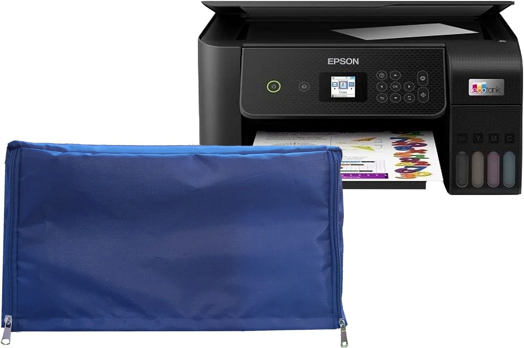 Protectio Epson EcoTank L3260 Chain Printer Cover – Blue / Dust Proof / Washable/Durable Printer Cover-image-49