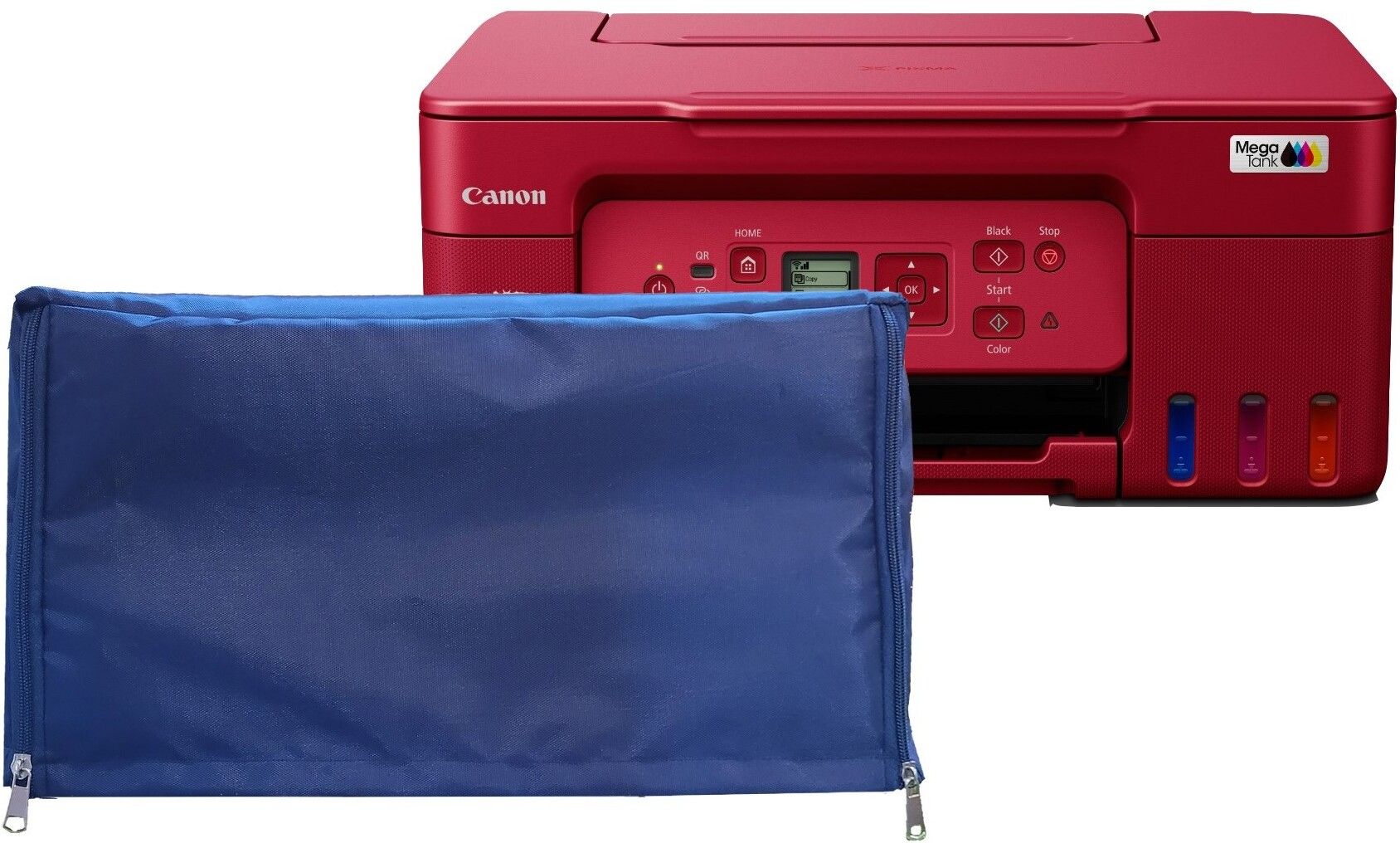 Protectio Chain Printer Cover for Canon G3770 All-in-one inkjet – Blue Dust proof Washable Printer Cover-image-46
